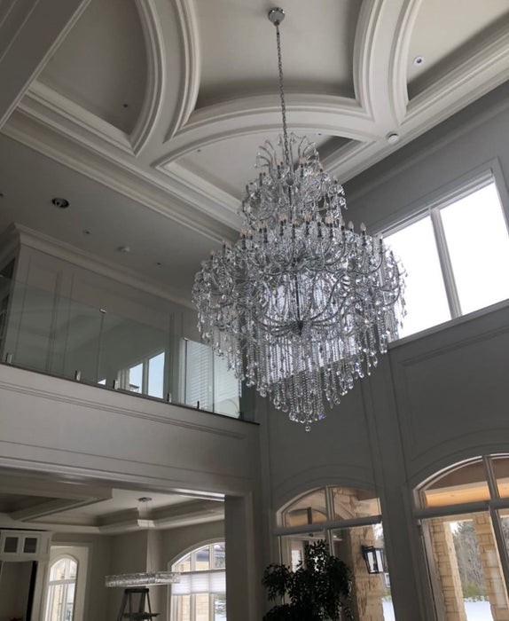 villa salon avize modelleri