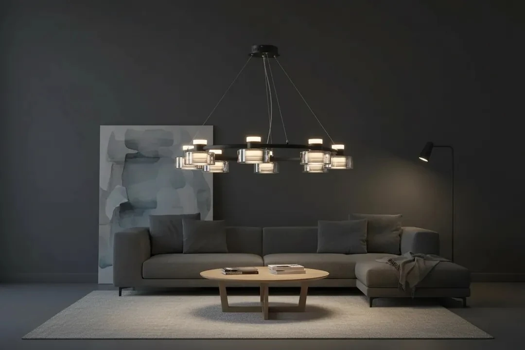 Premium LED Salon Avizesi – Lüks Detaylarla Şık Aydınlatma SK10500