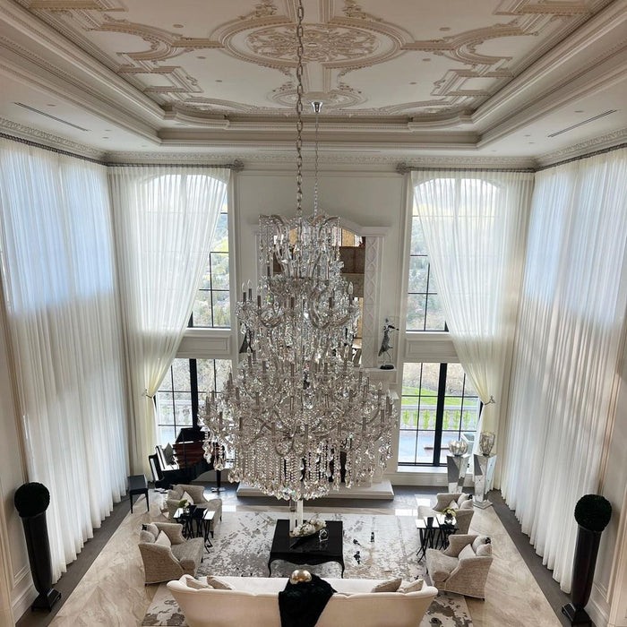 villa salon avize modelleri