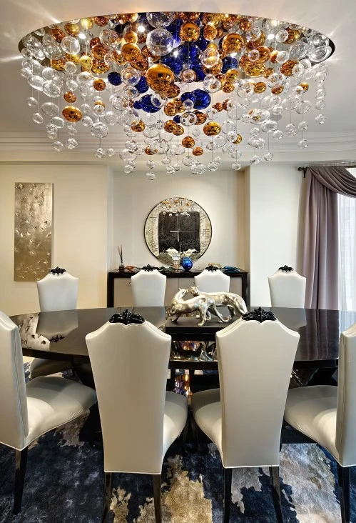 Yemek Masa Üstü Avize Modelleri 