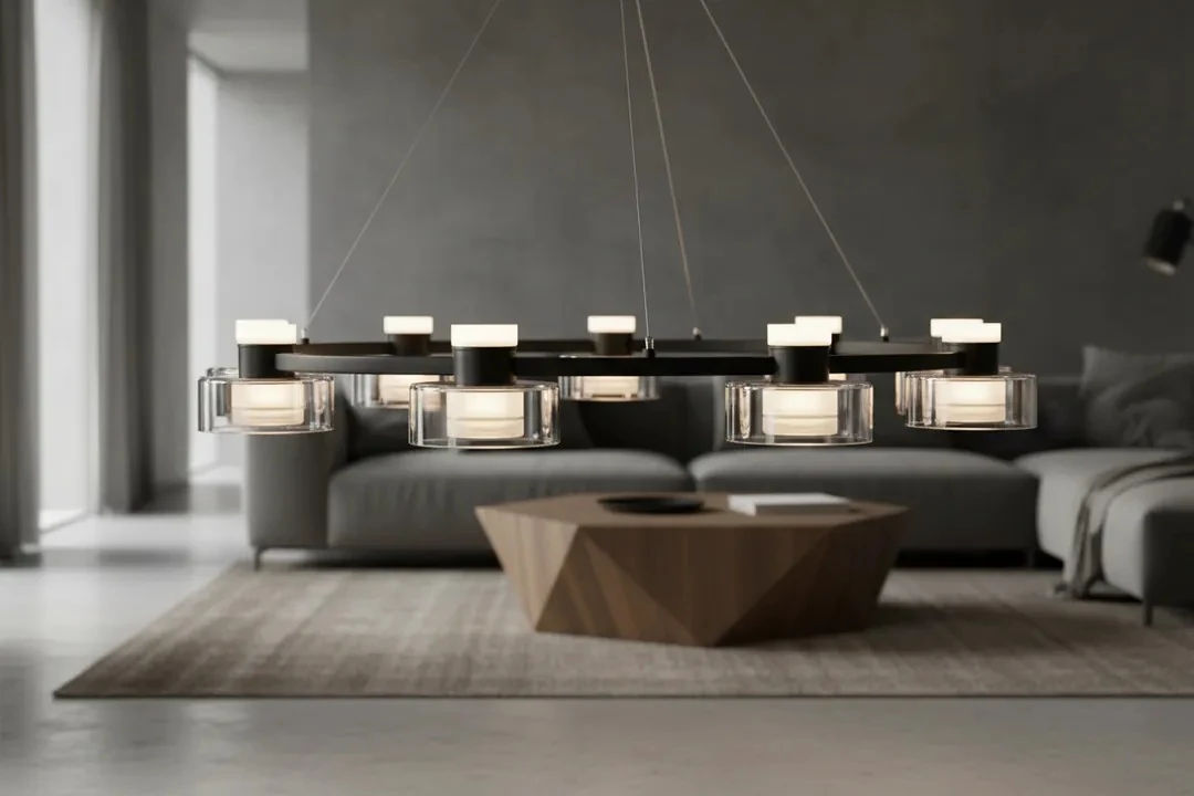 Premium LED Salon Avizesi – Lüks Detaylarla Şık Aydınlatma SK10500