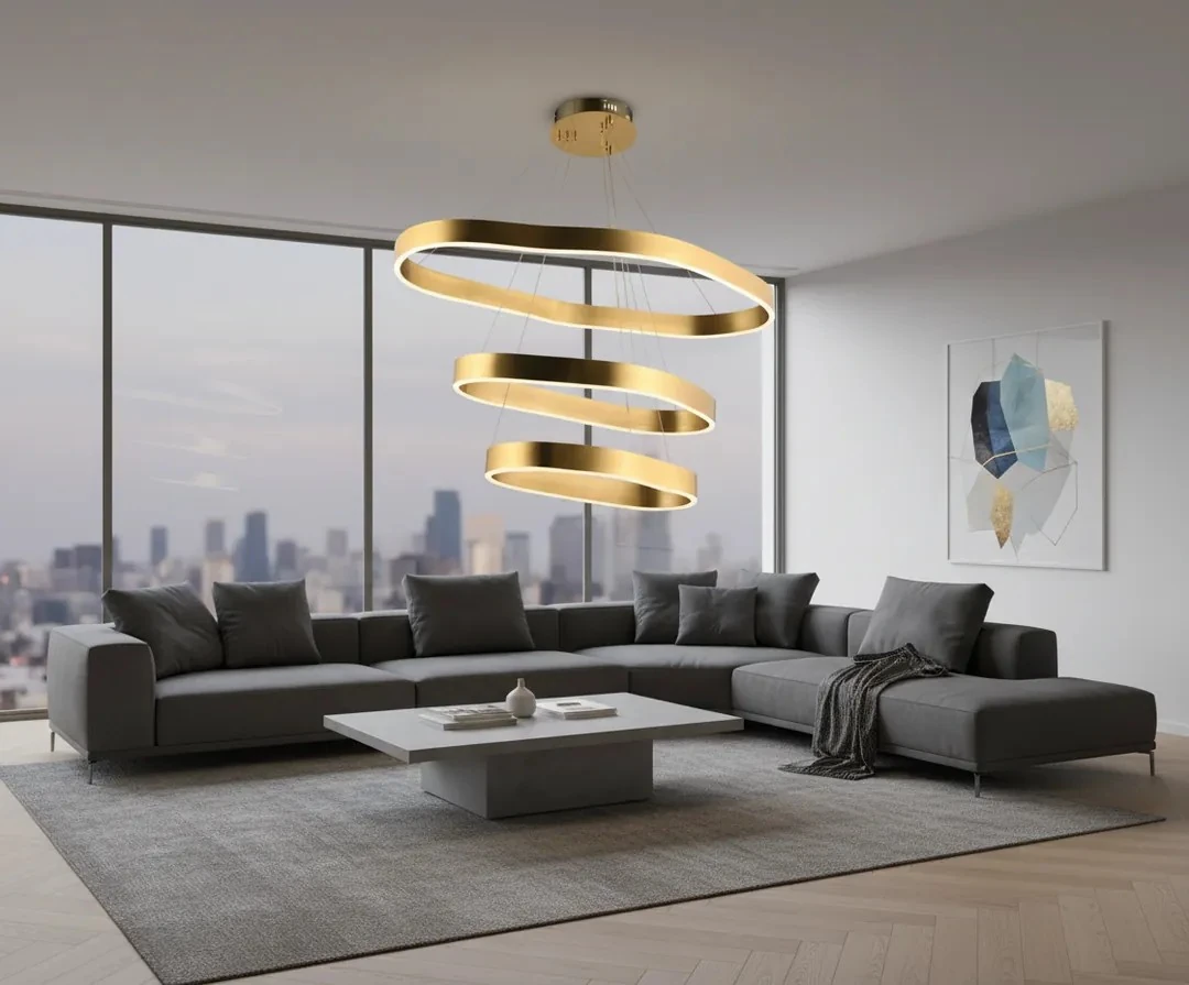 Salon İçin LED Lüks Avize Modelleri – Yeni Trend Aydınlatmalar SK1899