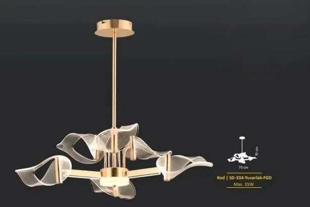 “Modern Çizgiler, Kristal Işıltı: Salonunuzun Yeni Gözdesi! SK9889