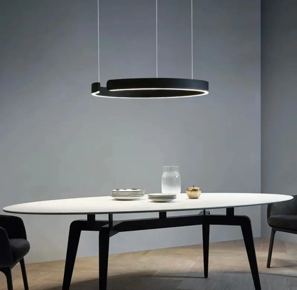 Yüksek Tavan Avizeleri ve Galeri Boşluğu İçin Doğal Tasarım Aydınlatma