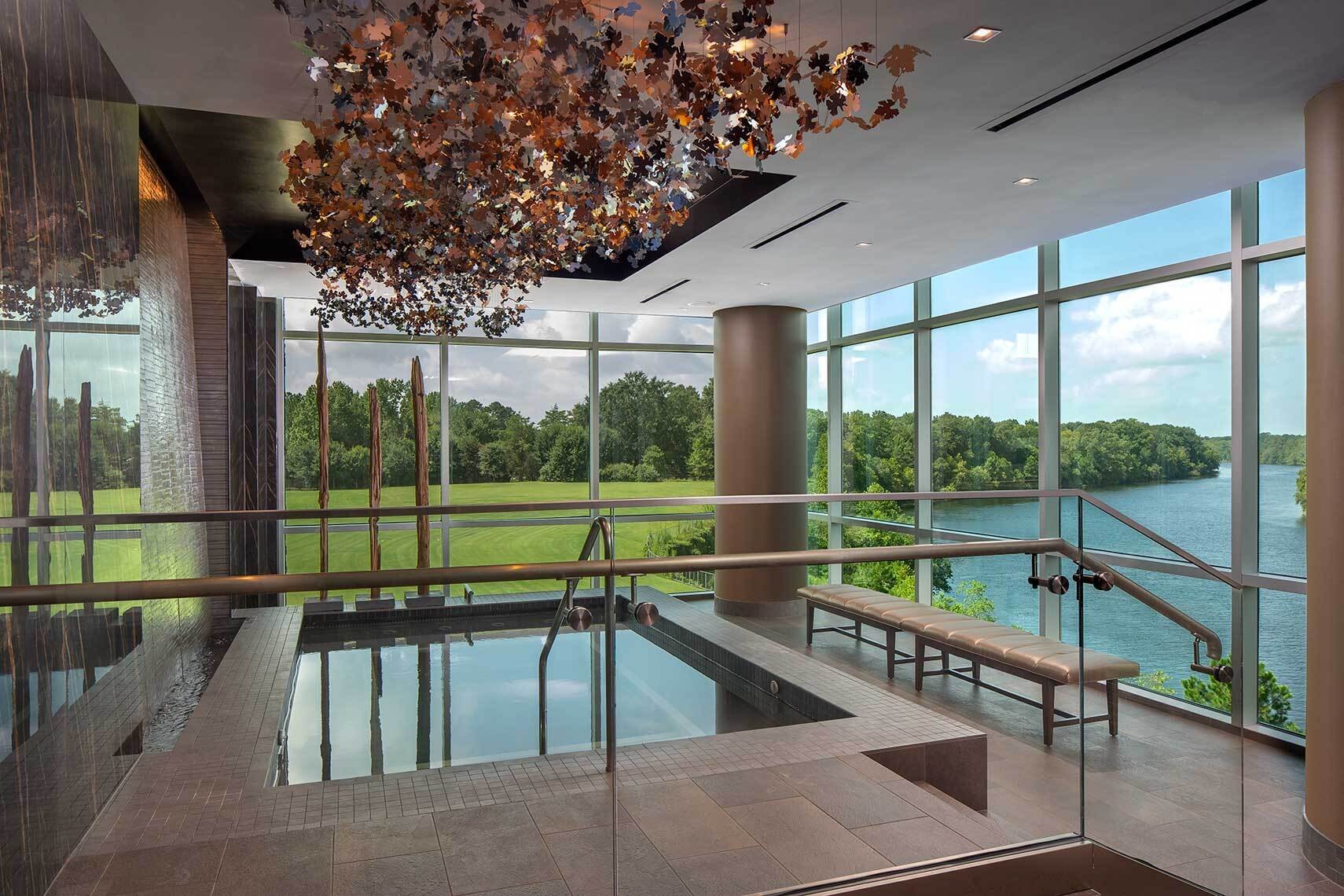 Villa Otel Lobi Avizesi Modern Lüks  Paslanmaz Metal Avizeler 