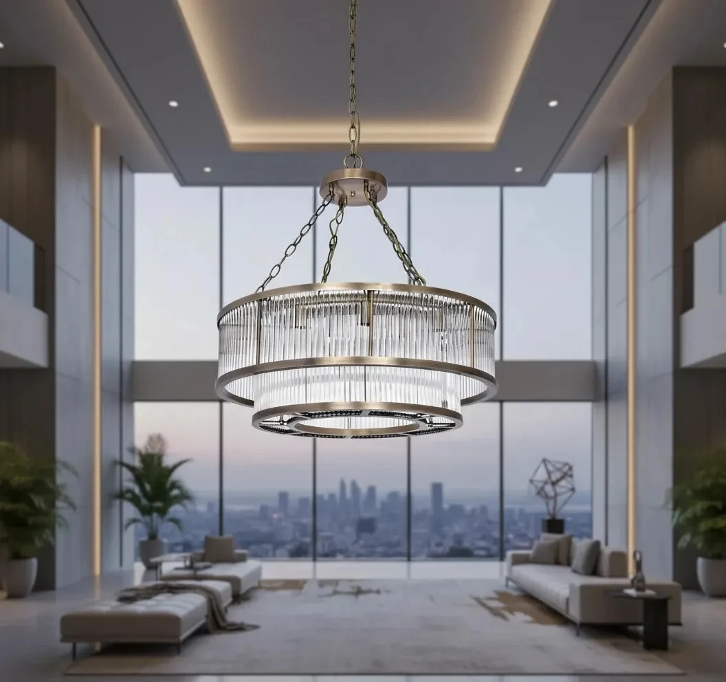 Büyük Salon Avize Modelleri Villa Aydınlatma SK3889