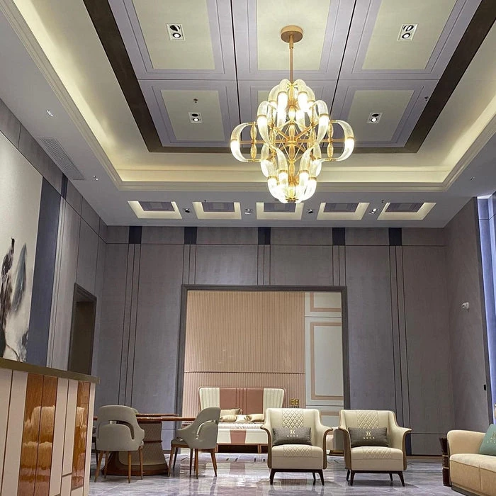 Özel Tasarım Galeri Boşluğu Avize 