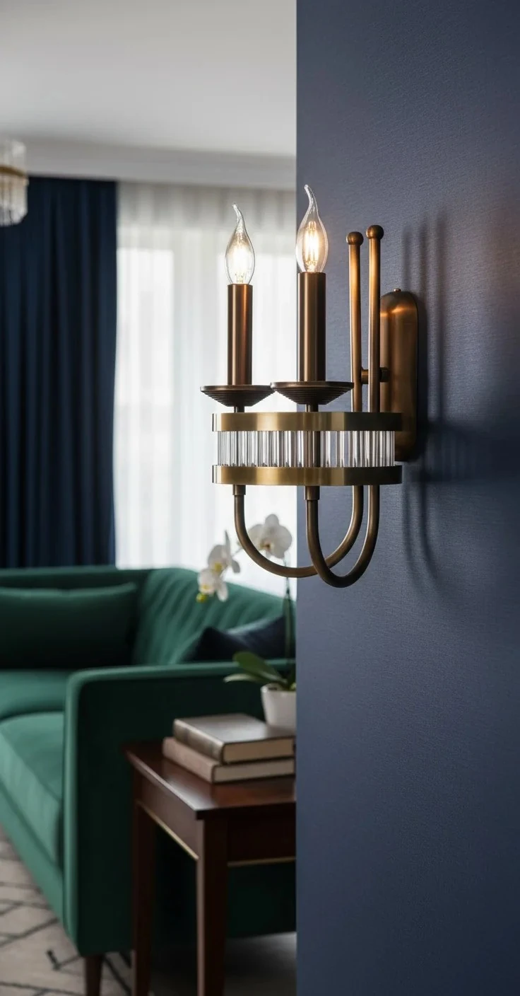 Eskitme renk duvar Aplik