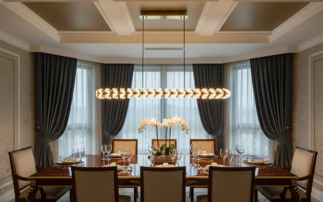 Masa Üstü Kristal Taşlı Avize Lüks Aydınlatma 