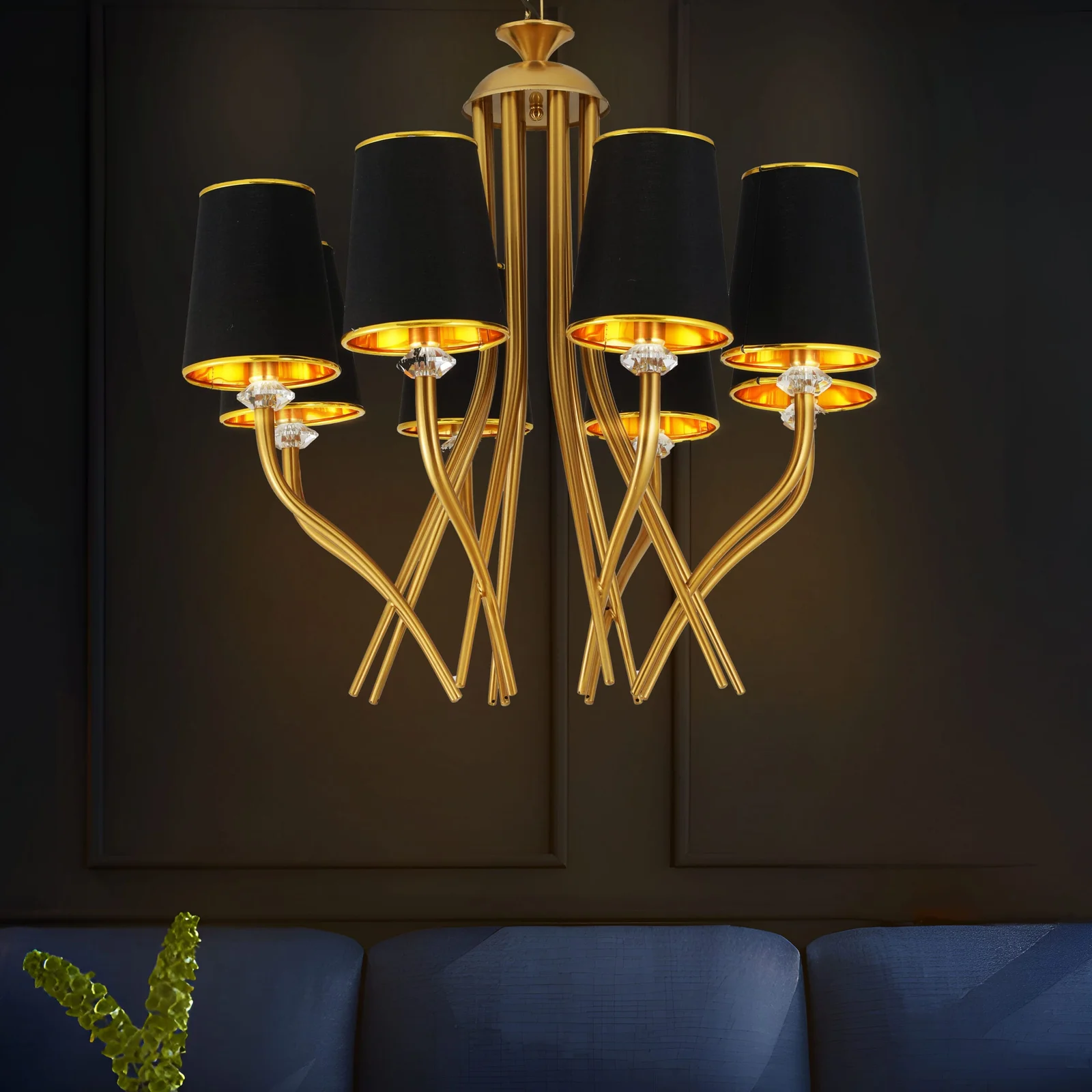 şapkalı  Salon yatak odası için avize 