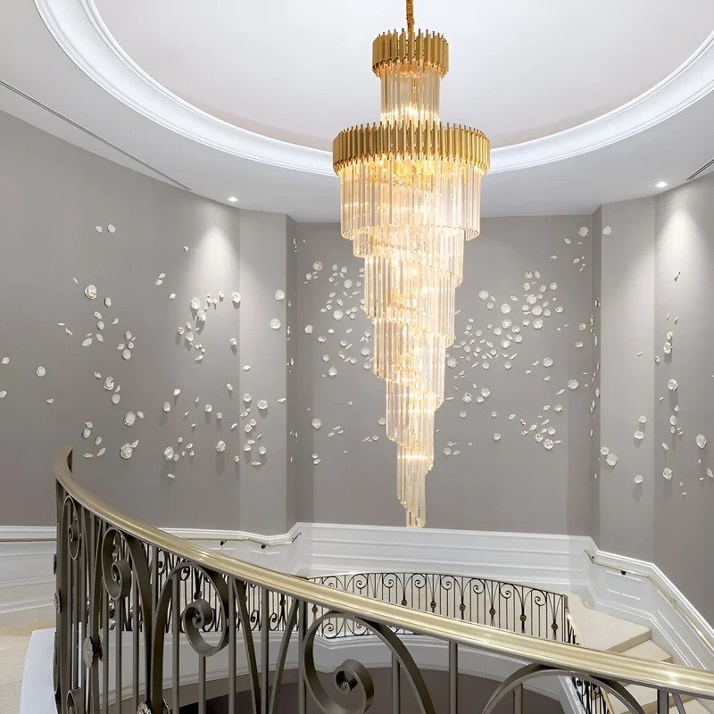 Salon ve Merdiven Kristal Avize Modelleri