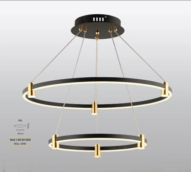 Modern Salon LED Avize Modelleri – Lükste Yeni Trend SK8988