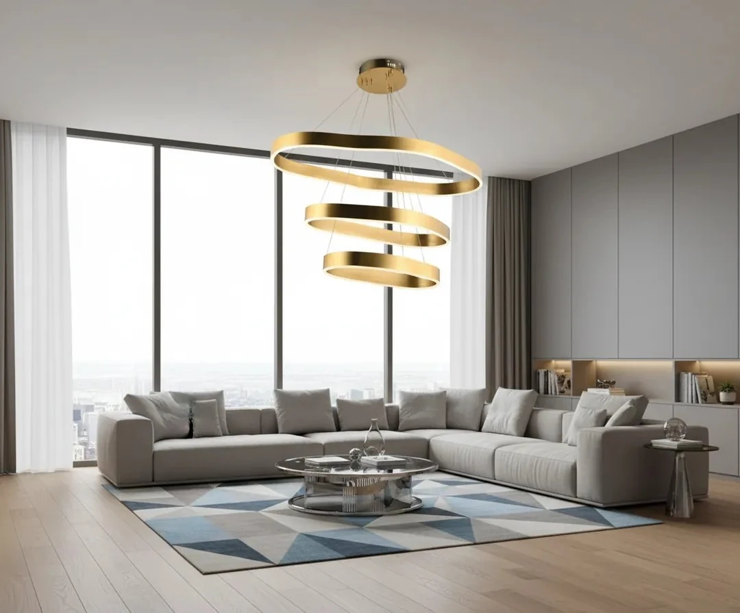 Salon İçin LED Lüks Avize Modelleri – Yeni Trend Aydınlatmalar SK1899