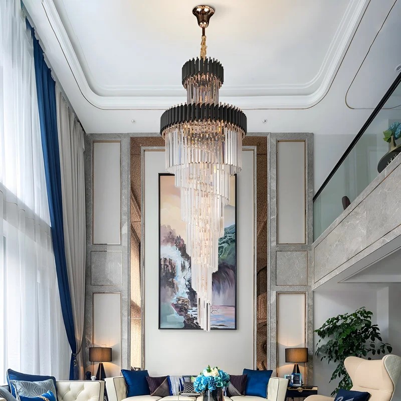 Salon ve Merdiven Kristal Avize Modelleri