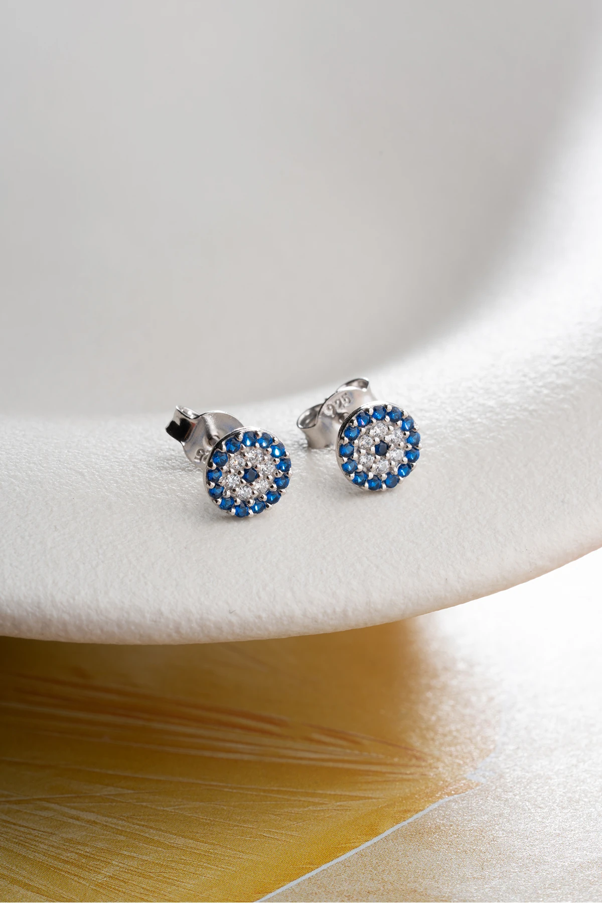 Nazar Boncuk Gümüş Küpe