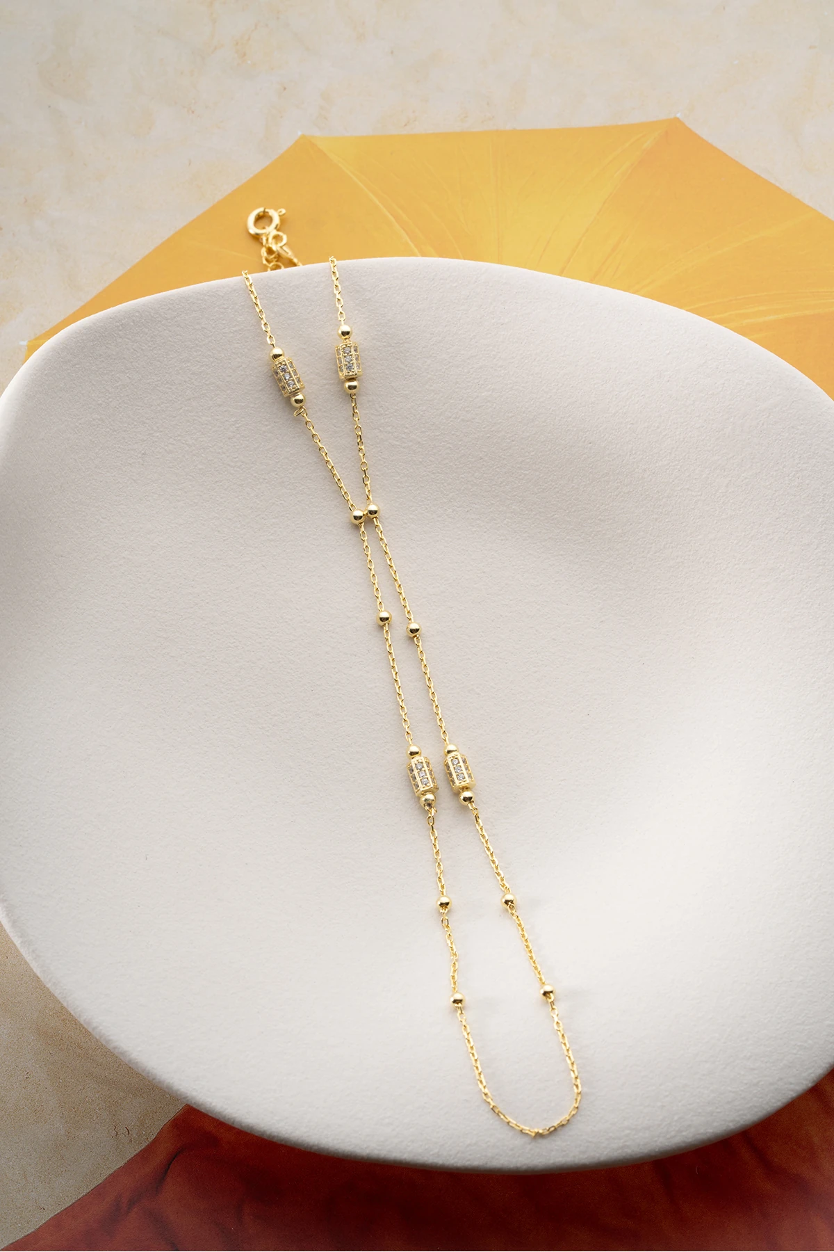 Baget Taşlı Bar Motifli Şahmeran