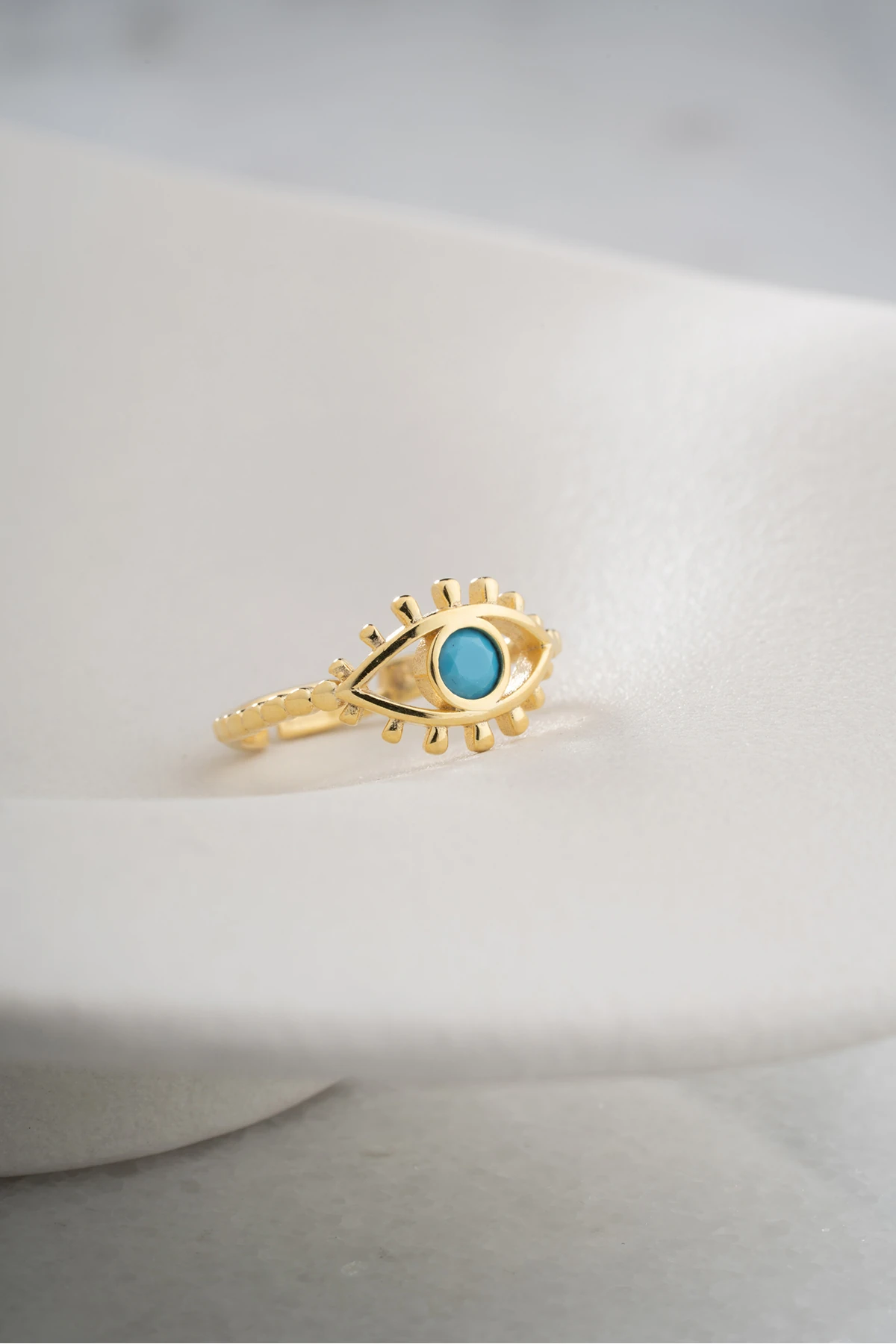 Göz Figürlü Gümüş Yüzük