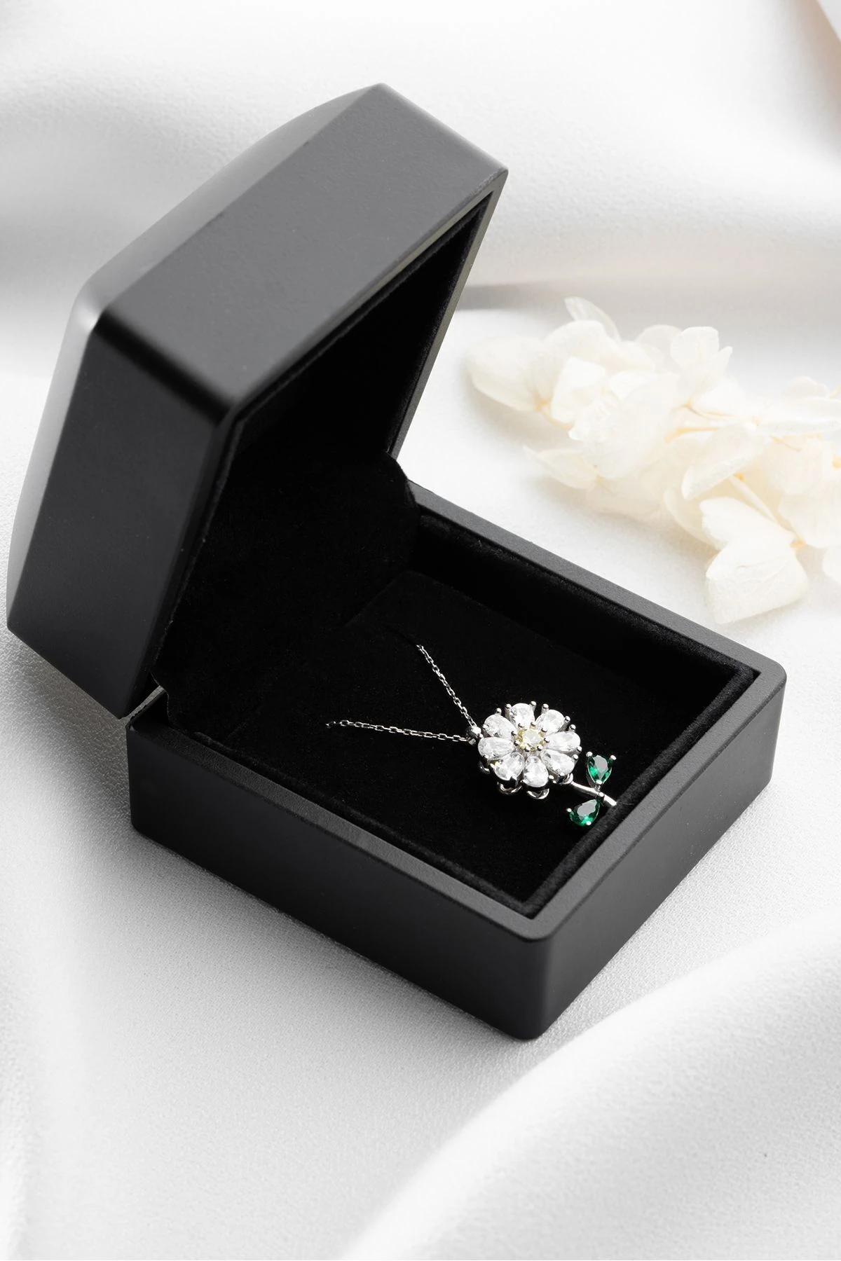 Papatya Gümüş Kolye