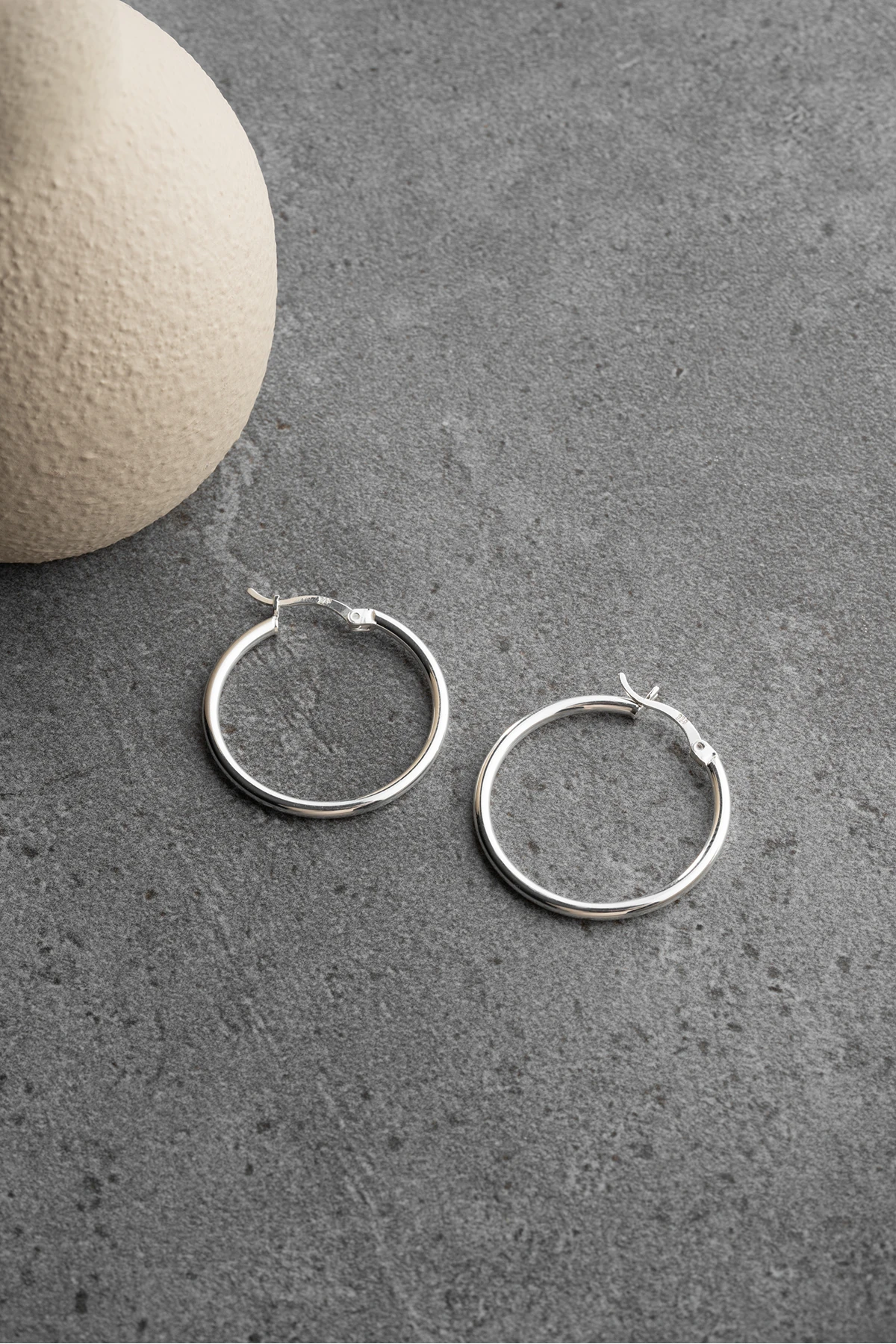 Halka Gümüş Küpe