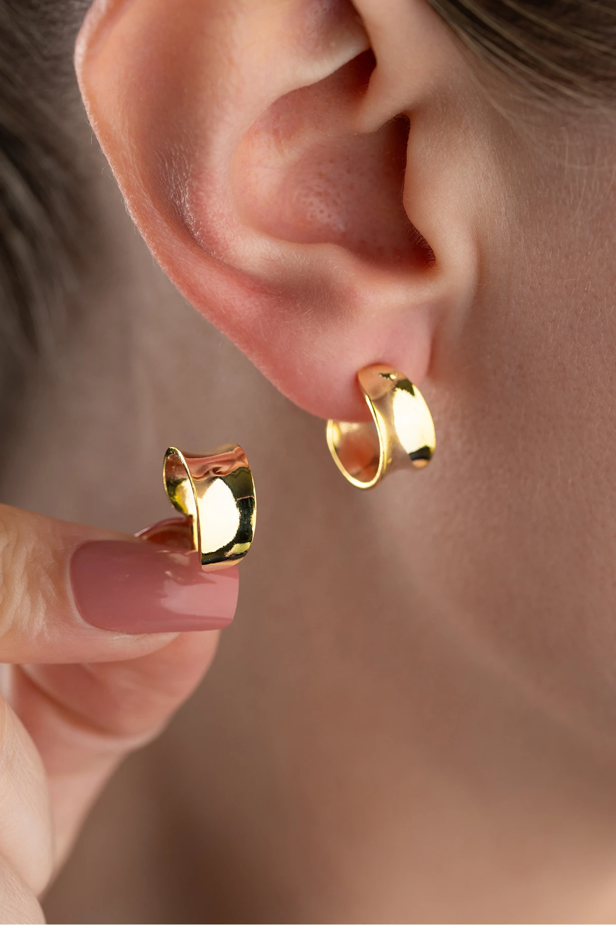 Tasarım Gümüş Küpe