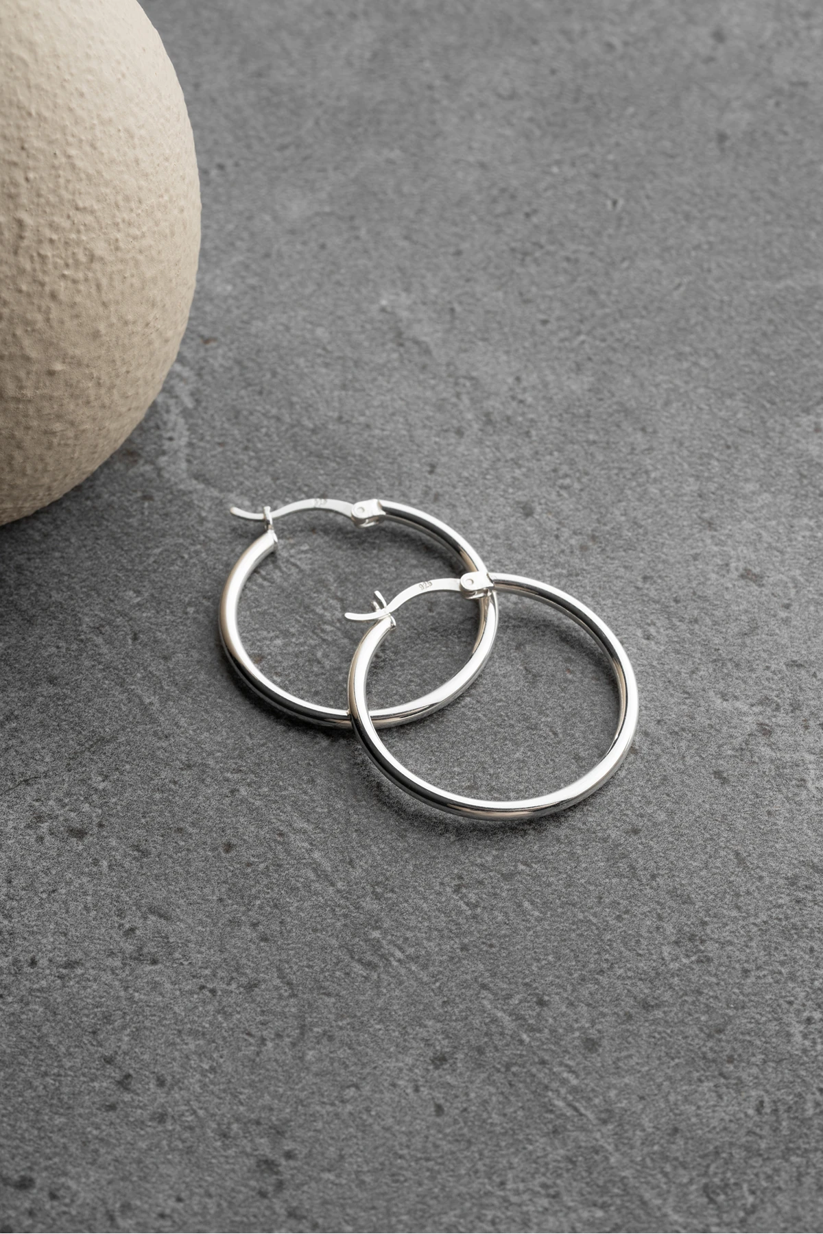 Halka Gümüş Küpe