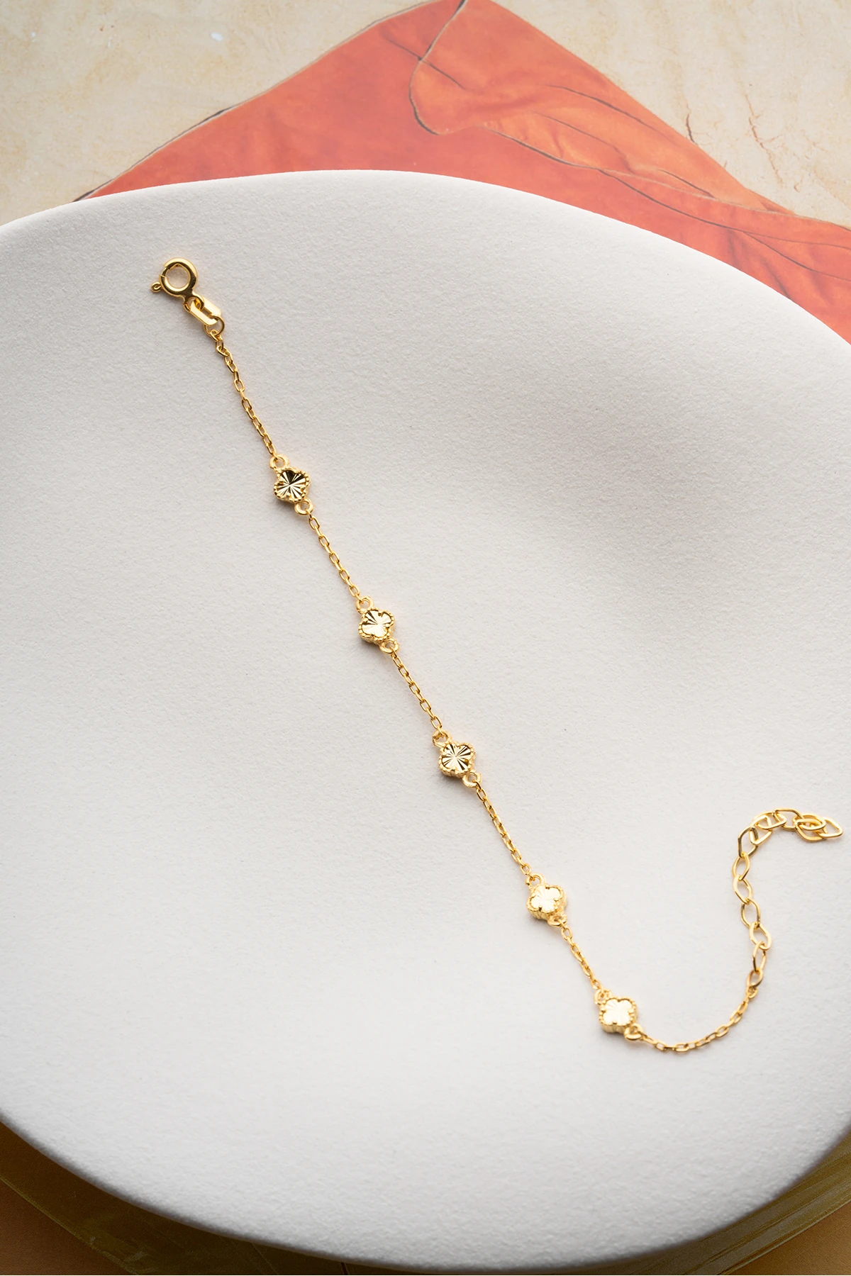 Yonca Gümüş Bileklik