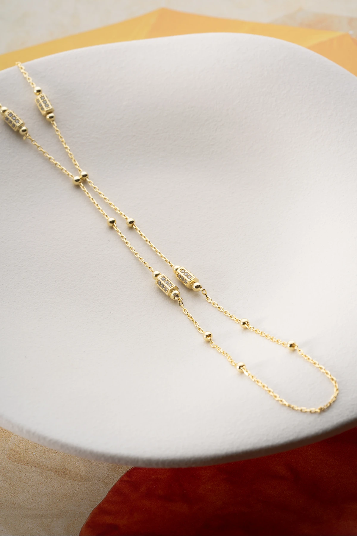 Baget Taşlı Bar Motifli Şahmeran