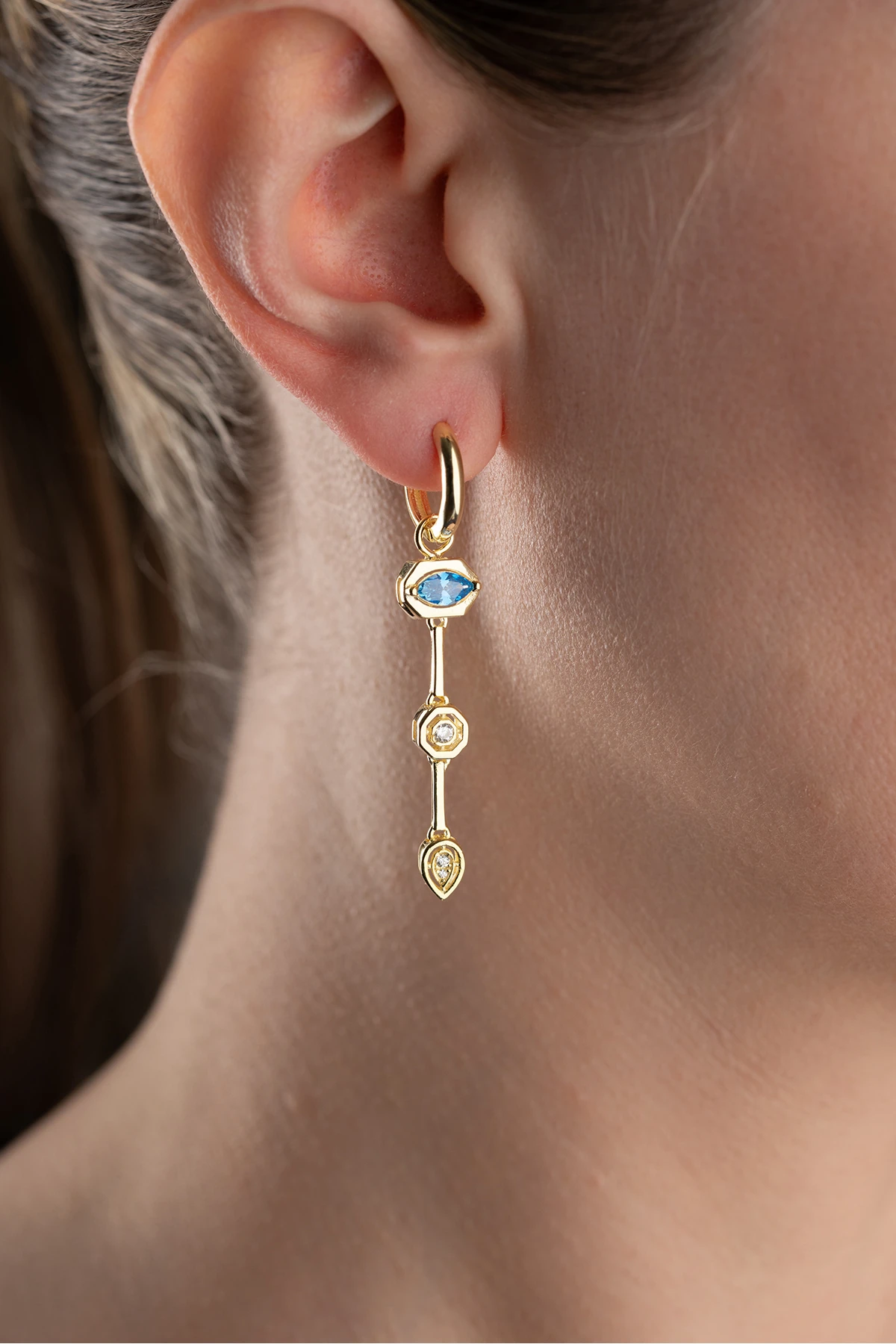 Serenay Gümüş Küpe