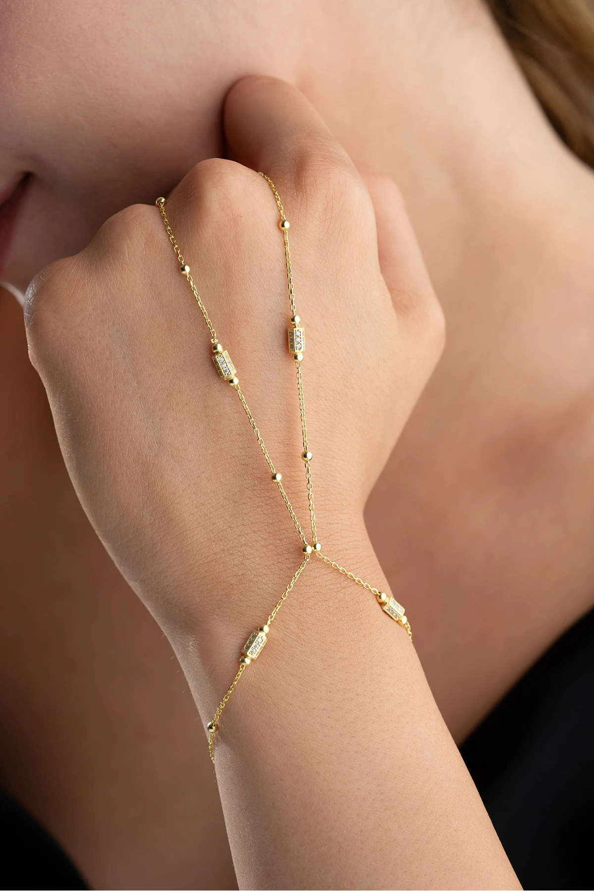 Baget Taşlı Bar Motifli Şahmeran