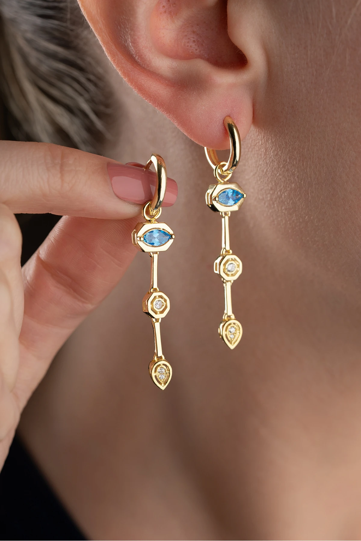 Serenay Gümüş Küpe