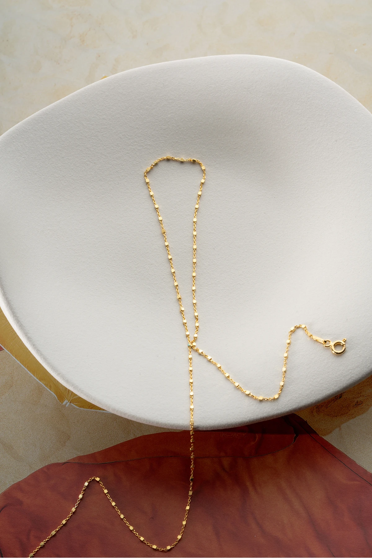 İnce Küp Zincir Minamal Şahmeran