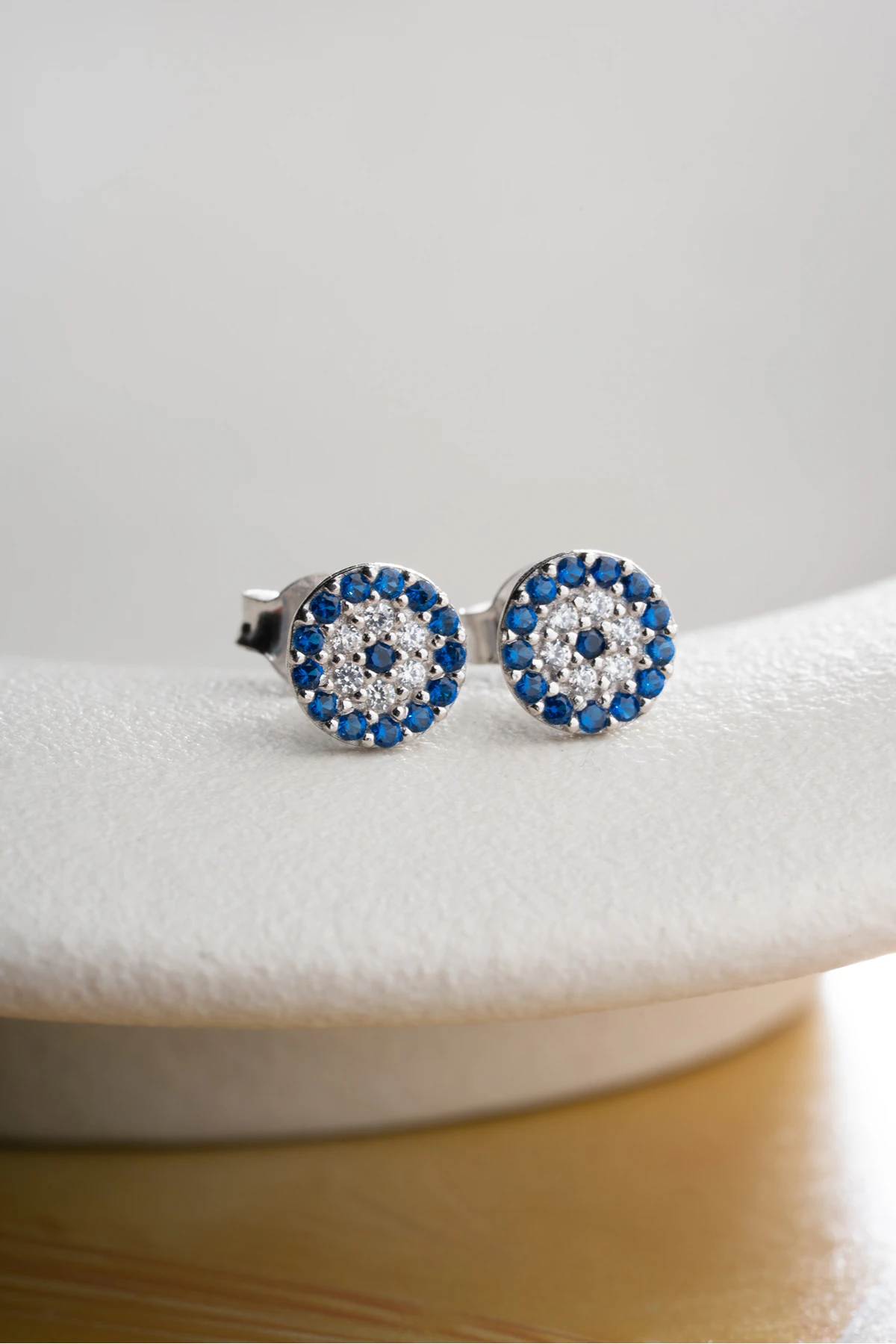 Nazar Boncuk Gümüş Küpe