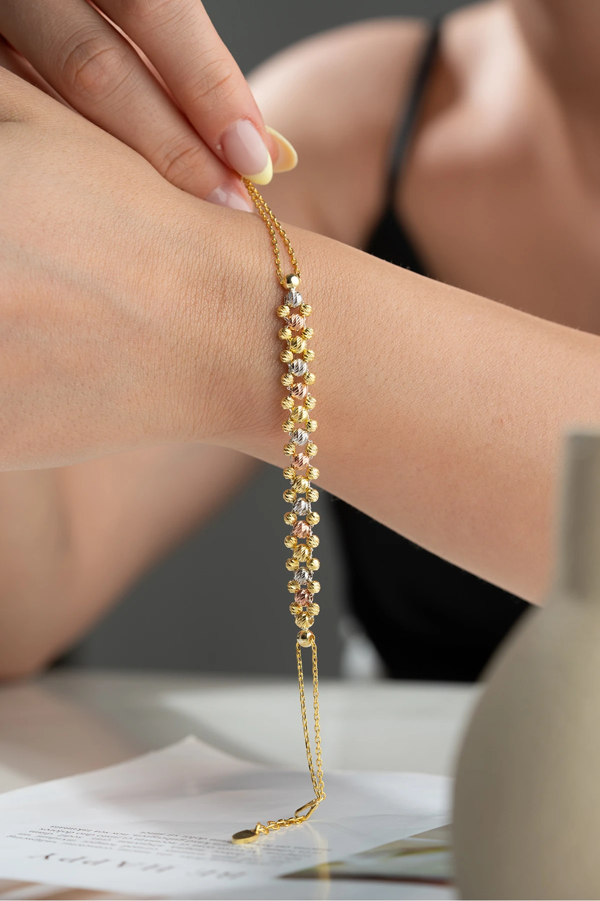 Dorika Toplu Zincir Bileklik