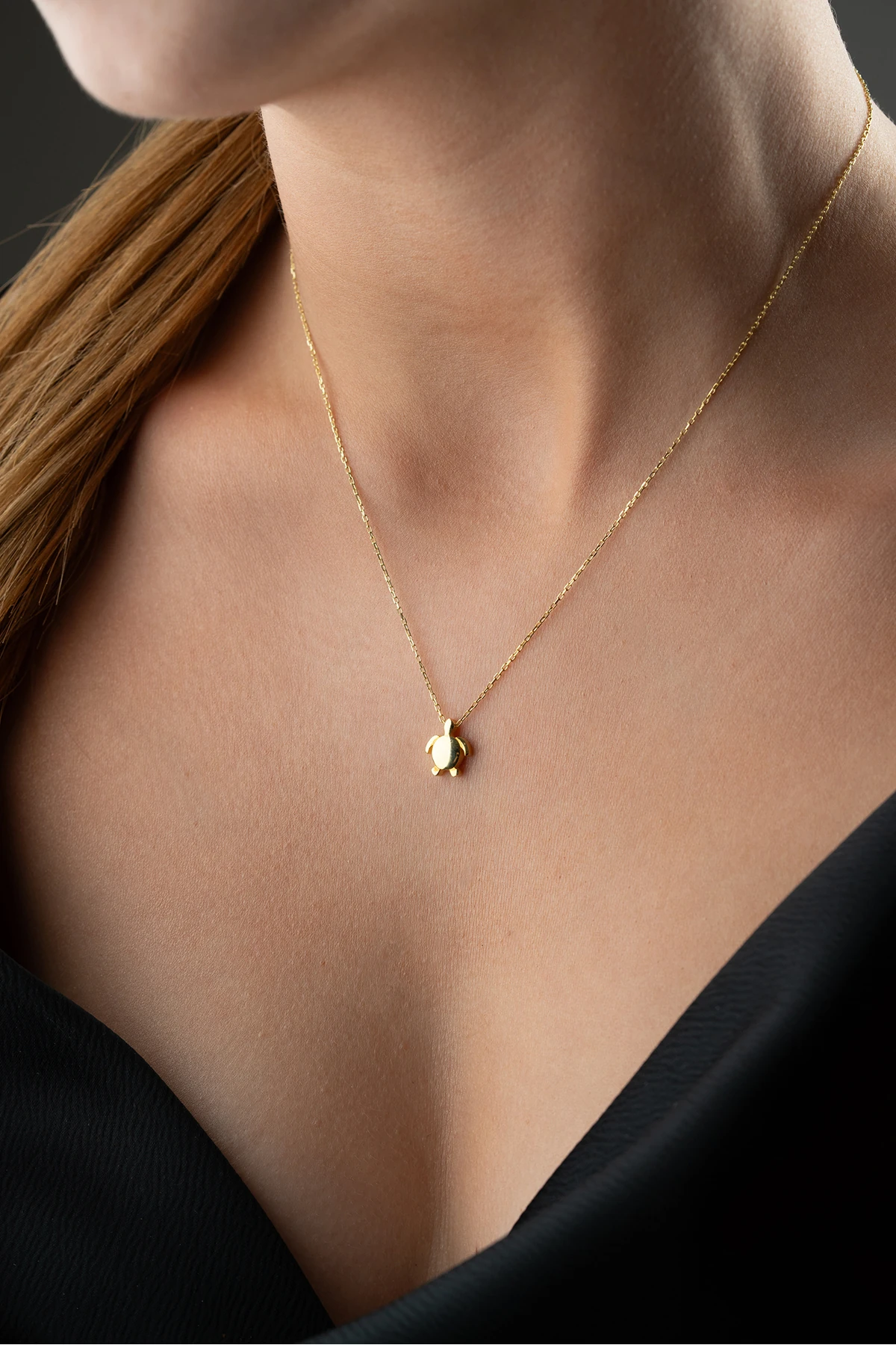 Kaplumbağa Gümüş Kolye