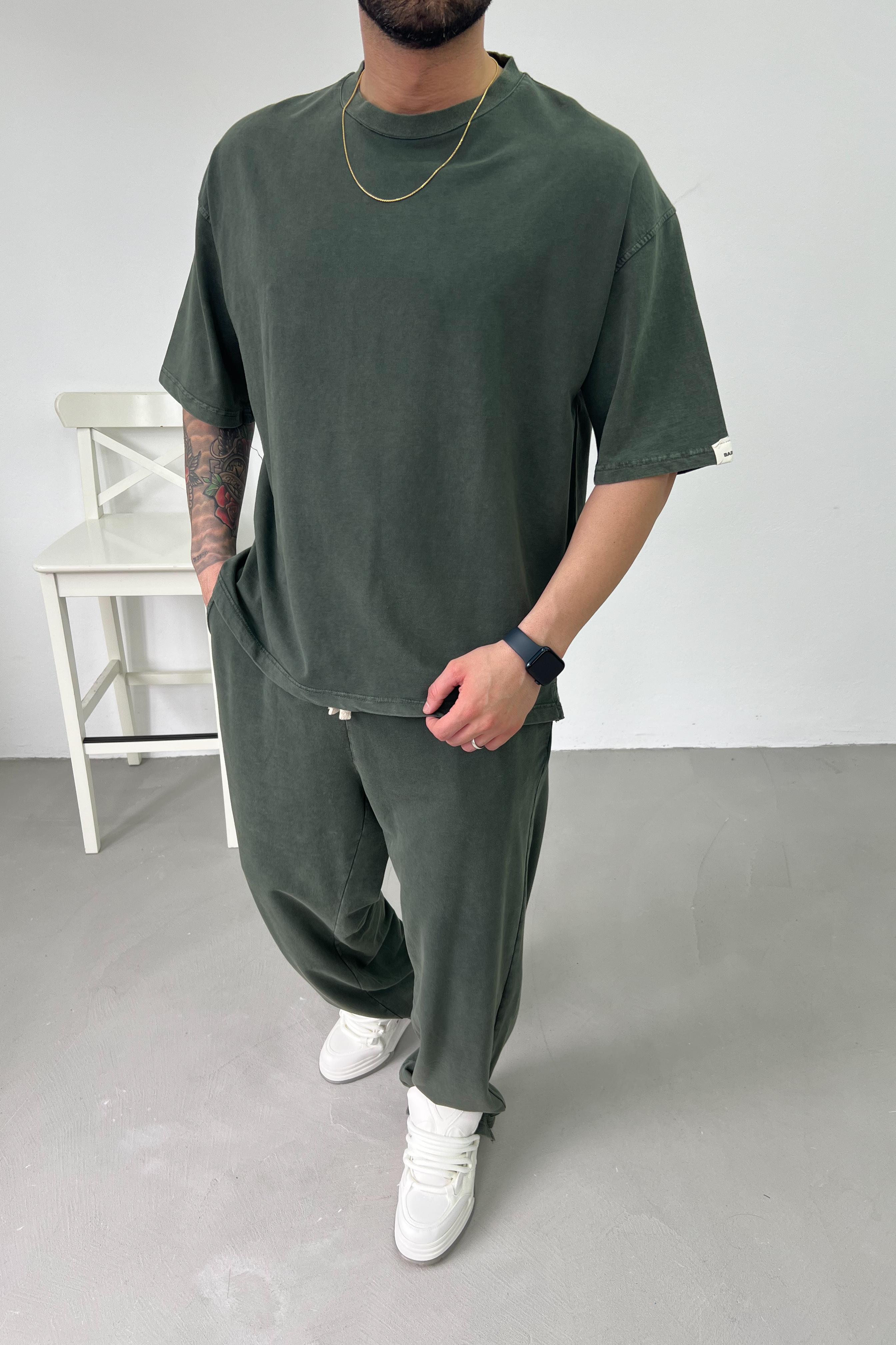 Yıkamalı Oversize Basic Takım 30-05