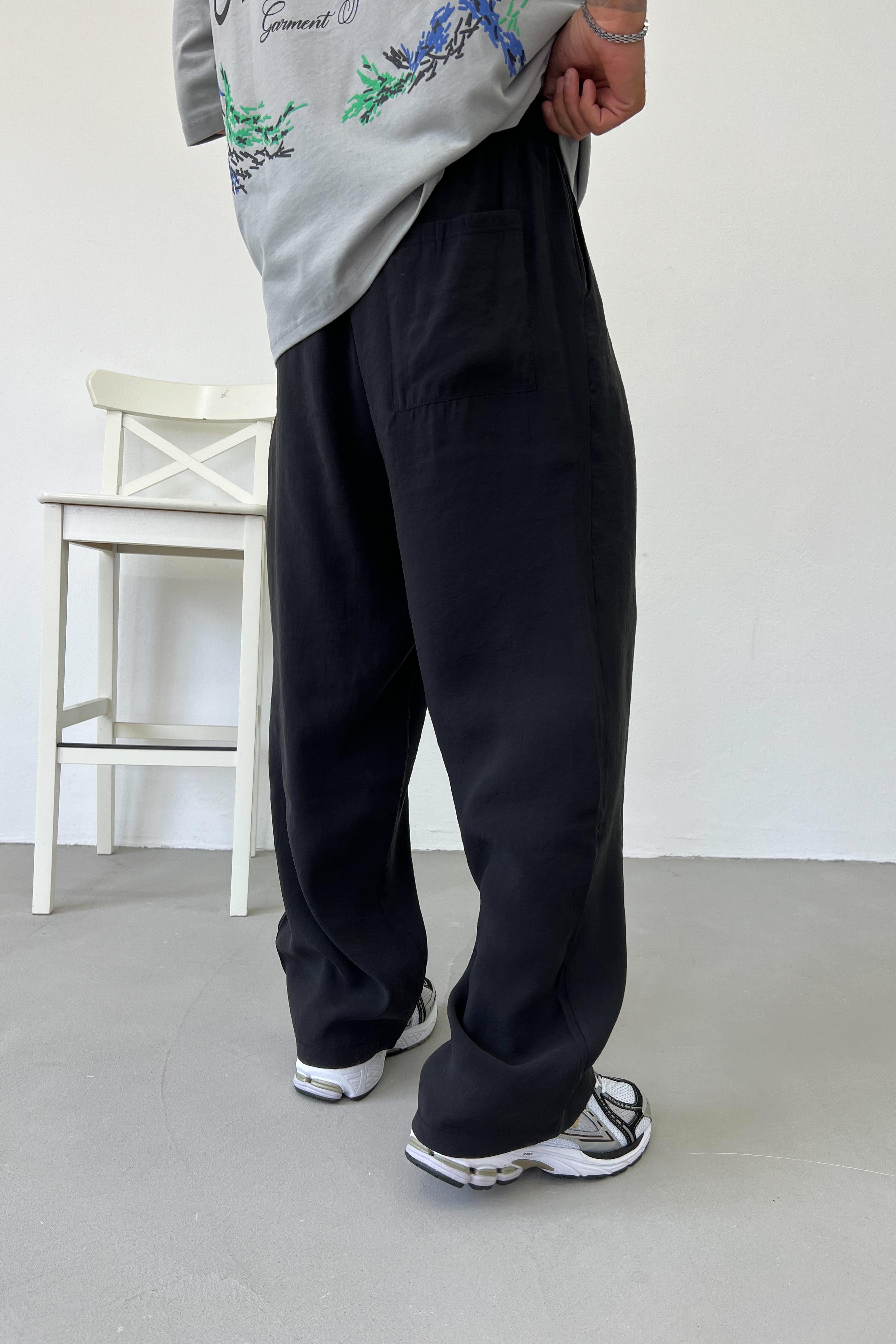 Tensel Kumaş Baggy Pantolon 80-18