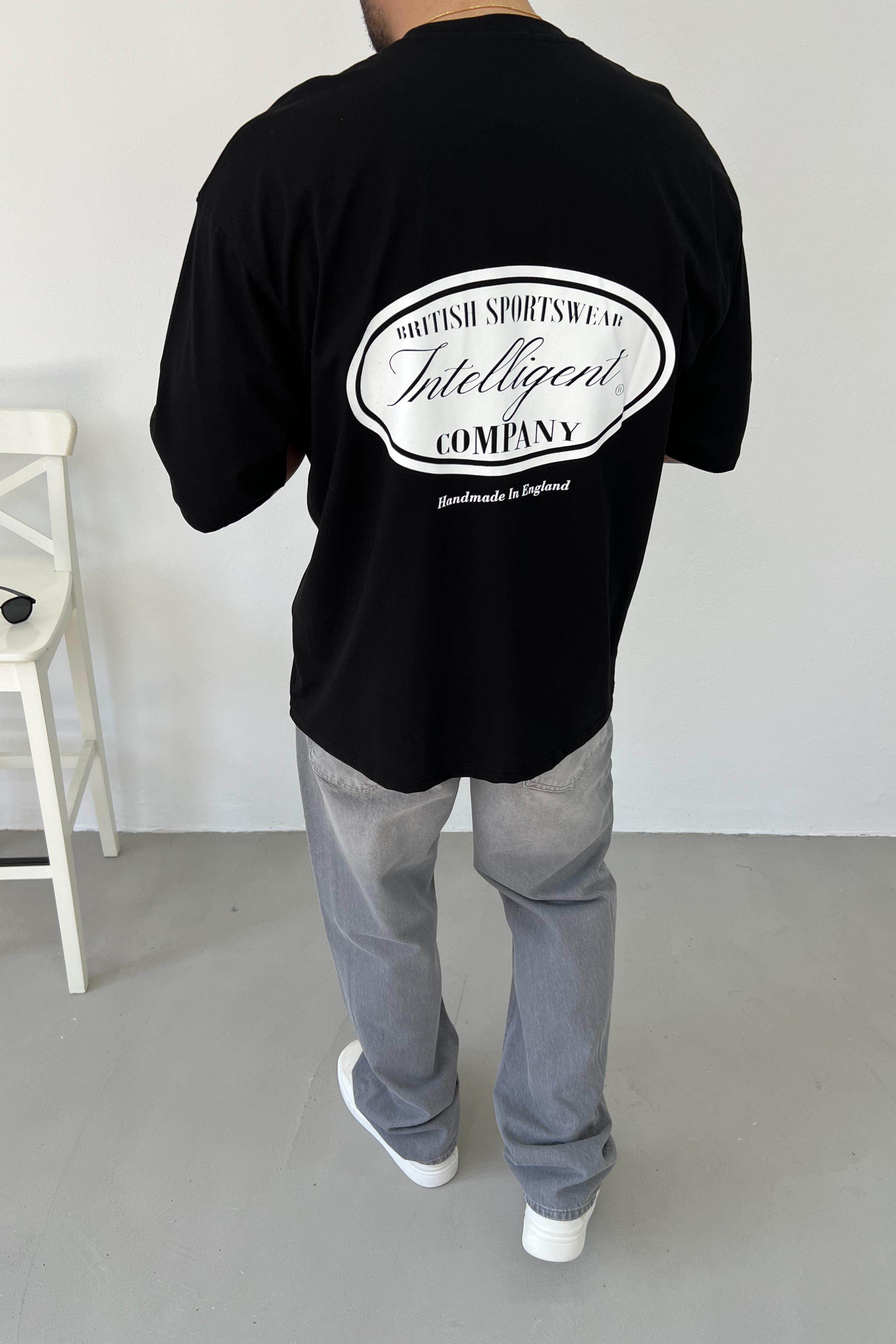 British Made Baskılı Oversize Tshirt 2502