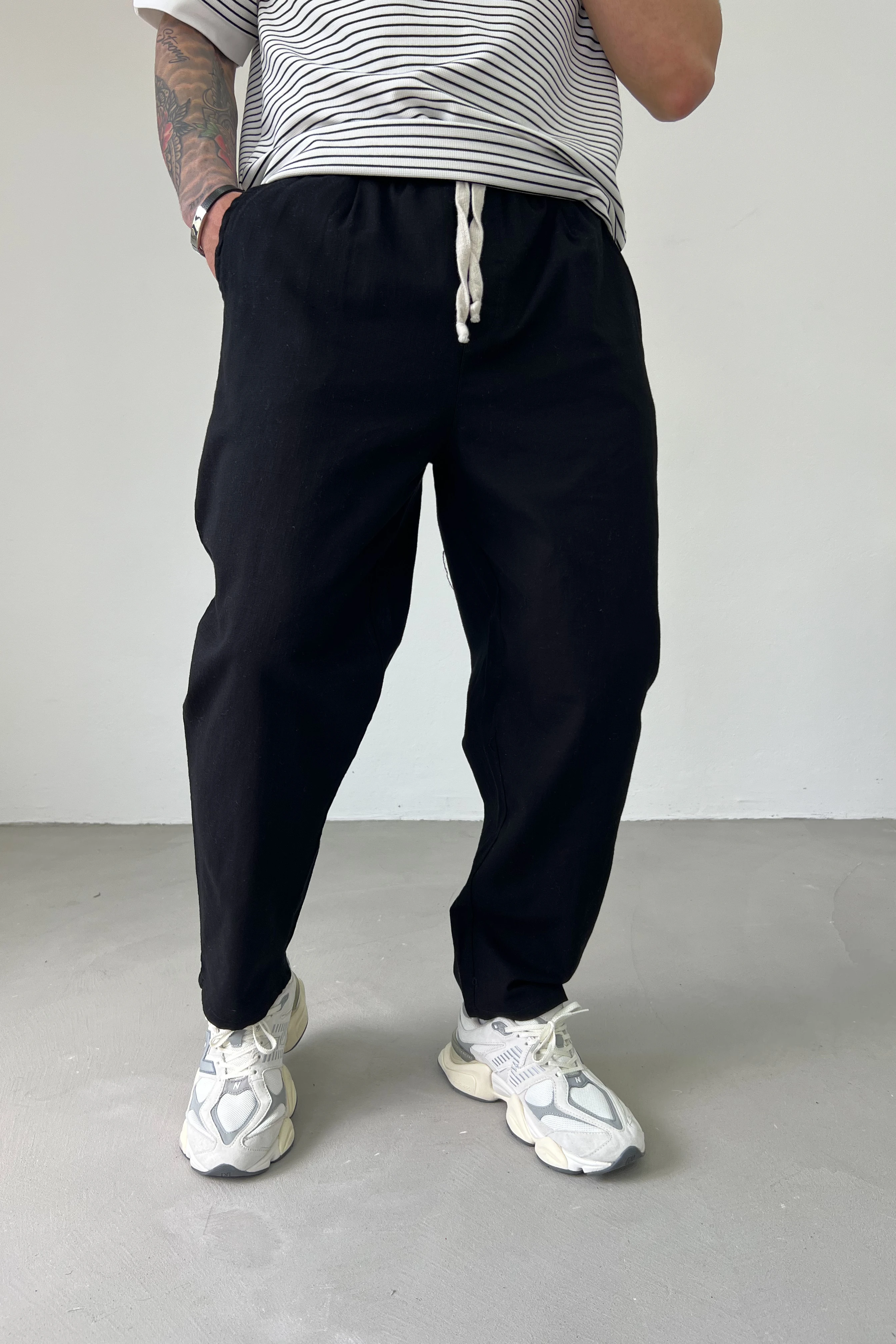 Rahat Kesim Keten Pantolon 25181