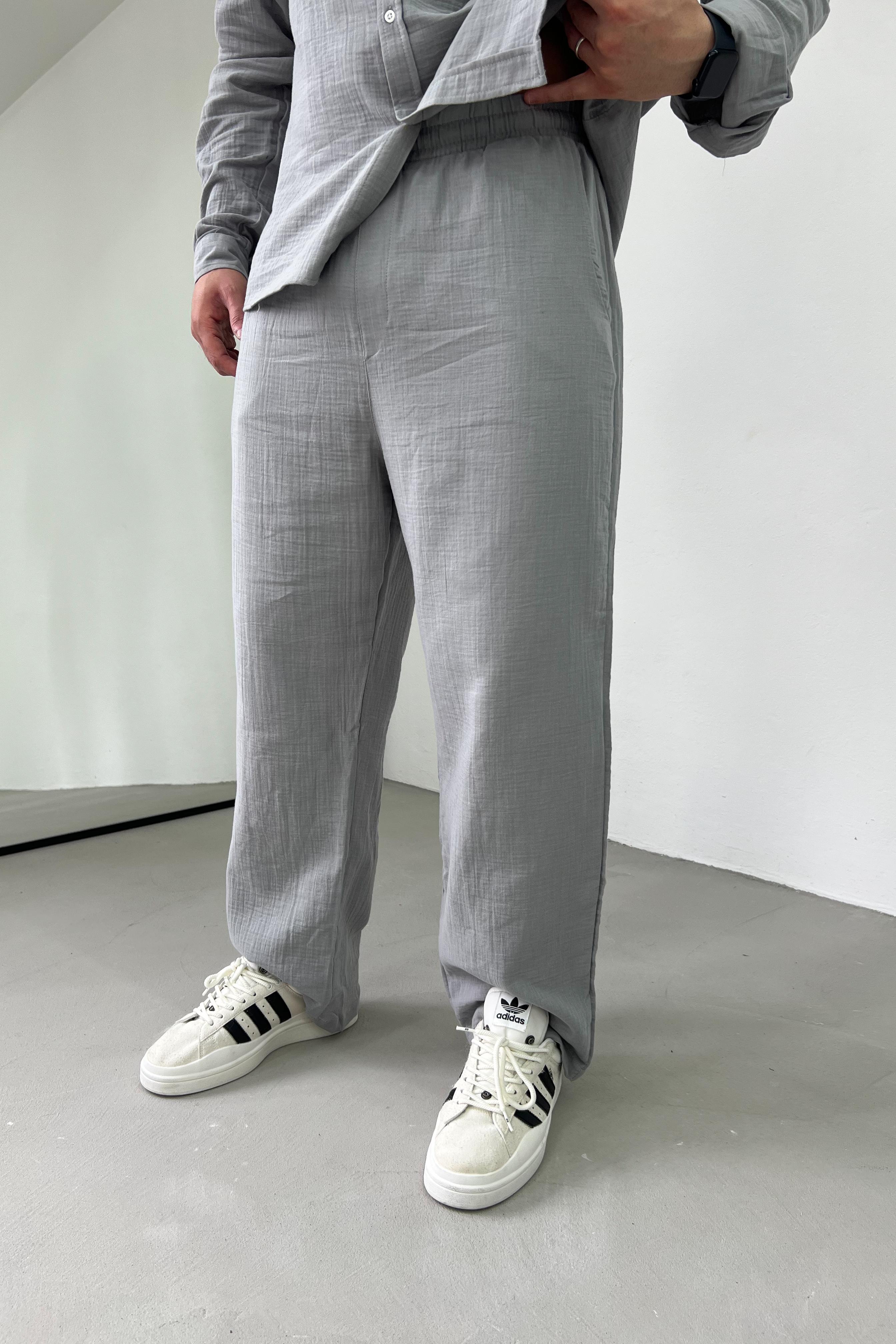 Müslin Kumaş Oversize Takım 25002
