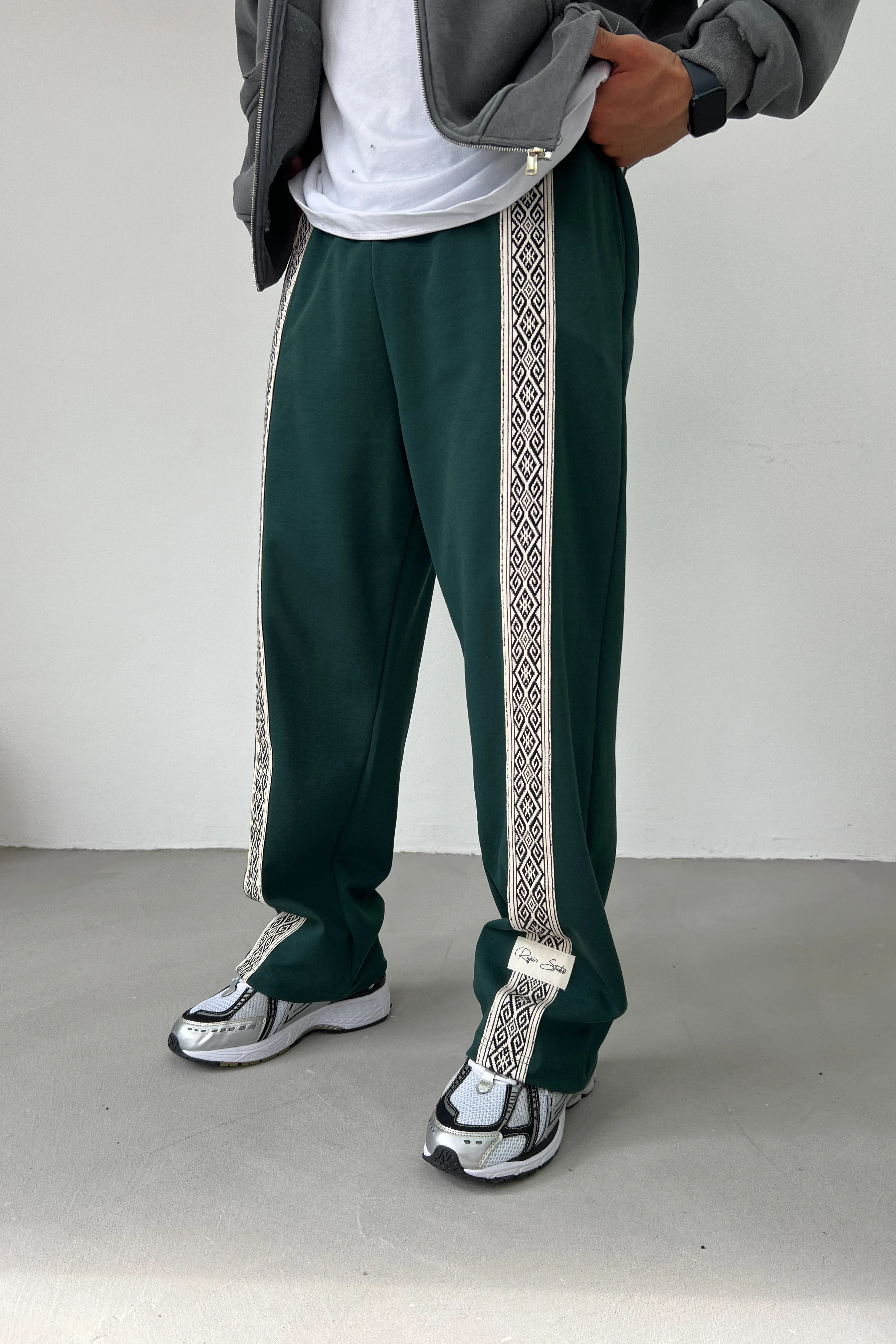 Etnik Şeritli Baggy Eşofman 1000