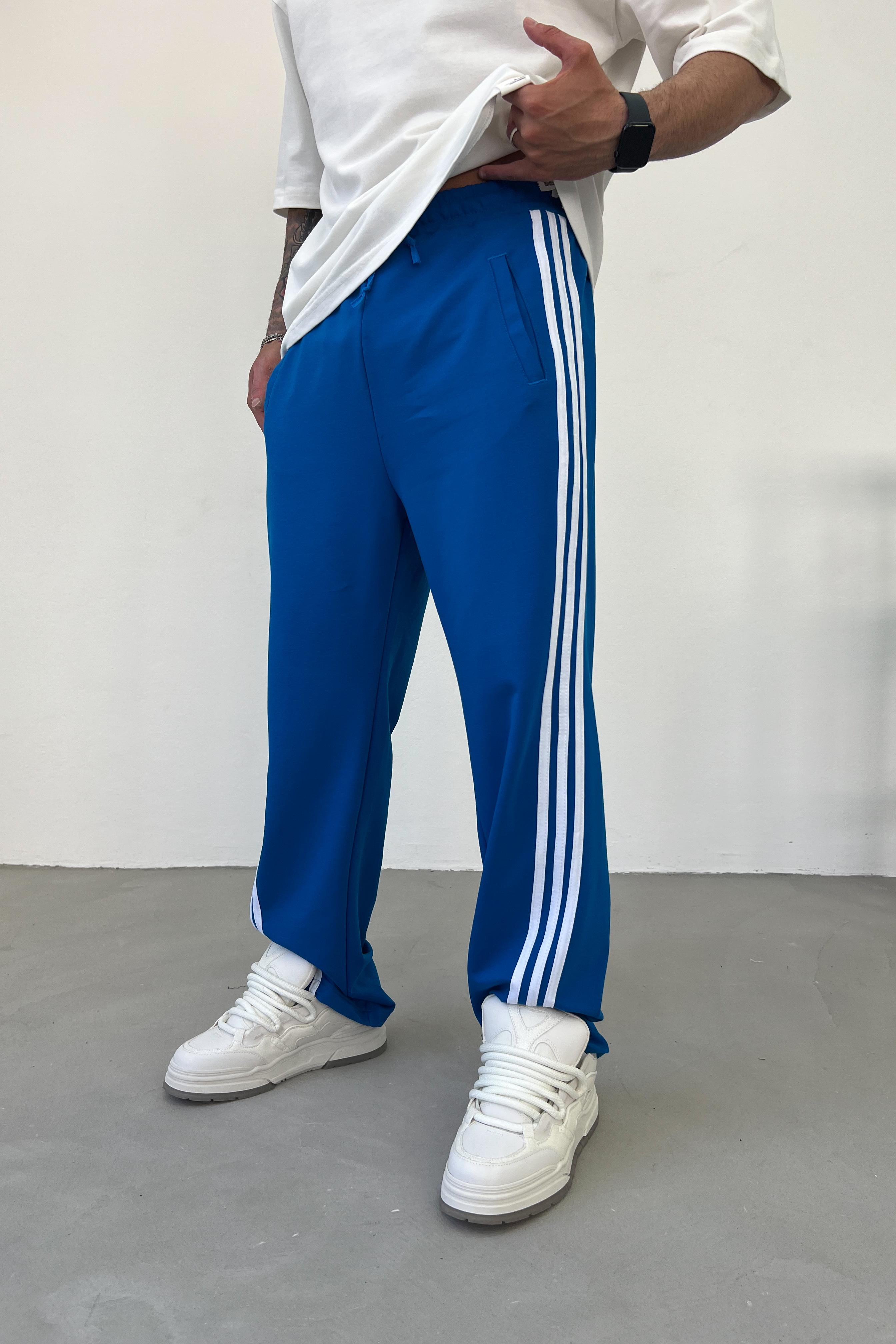 Çapraz Şerit Detaylı Baggy Eşofman 2095