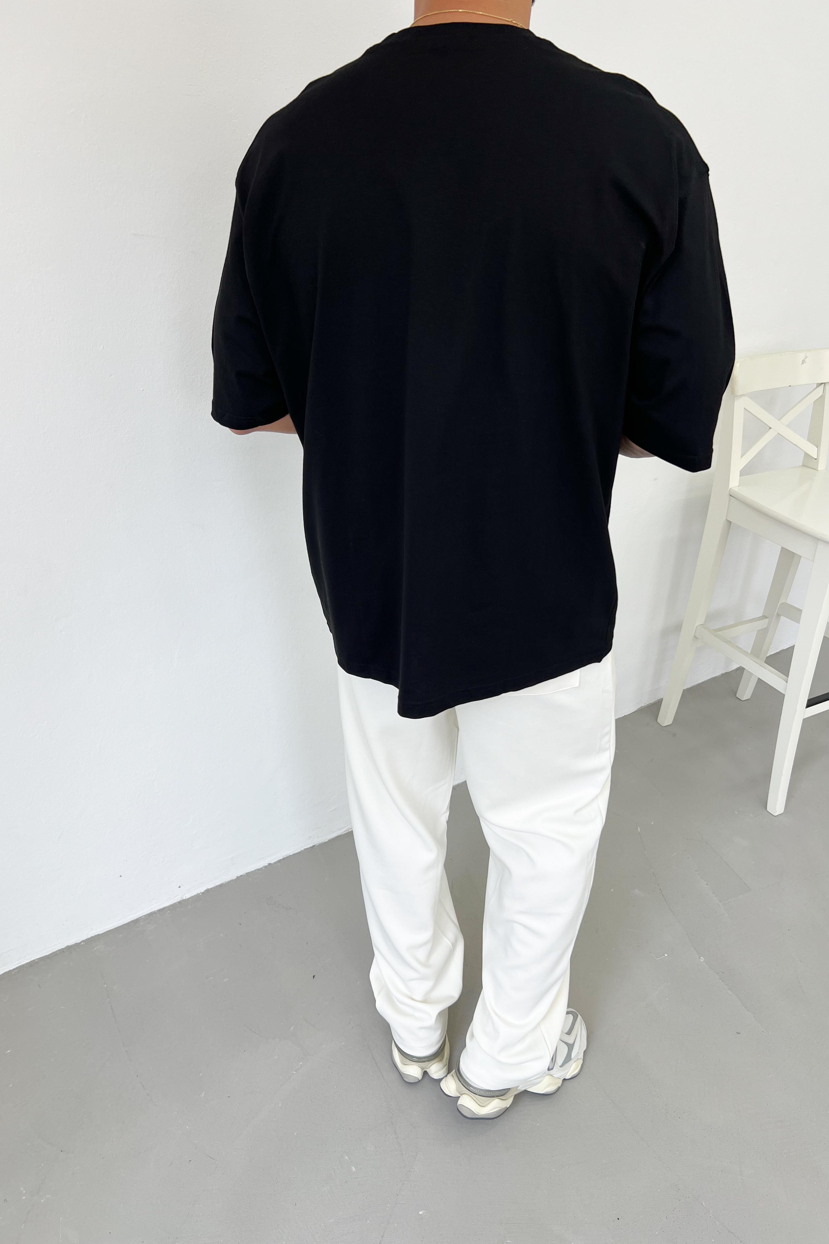 Lost Plan Baskılı Oversize Tshirt 2505