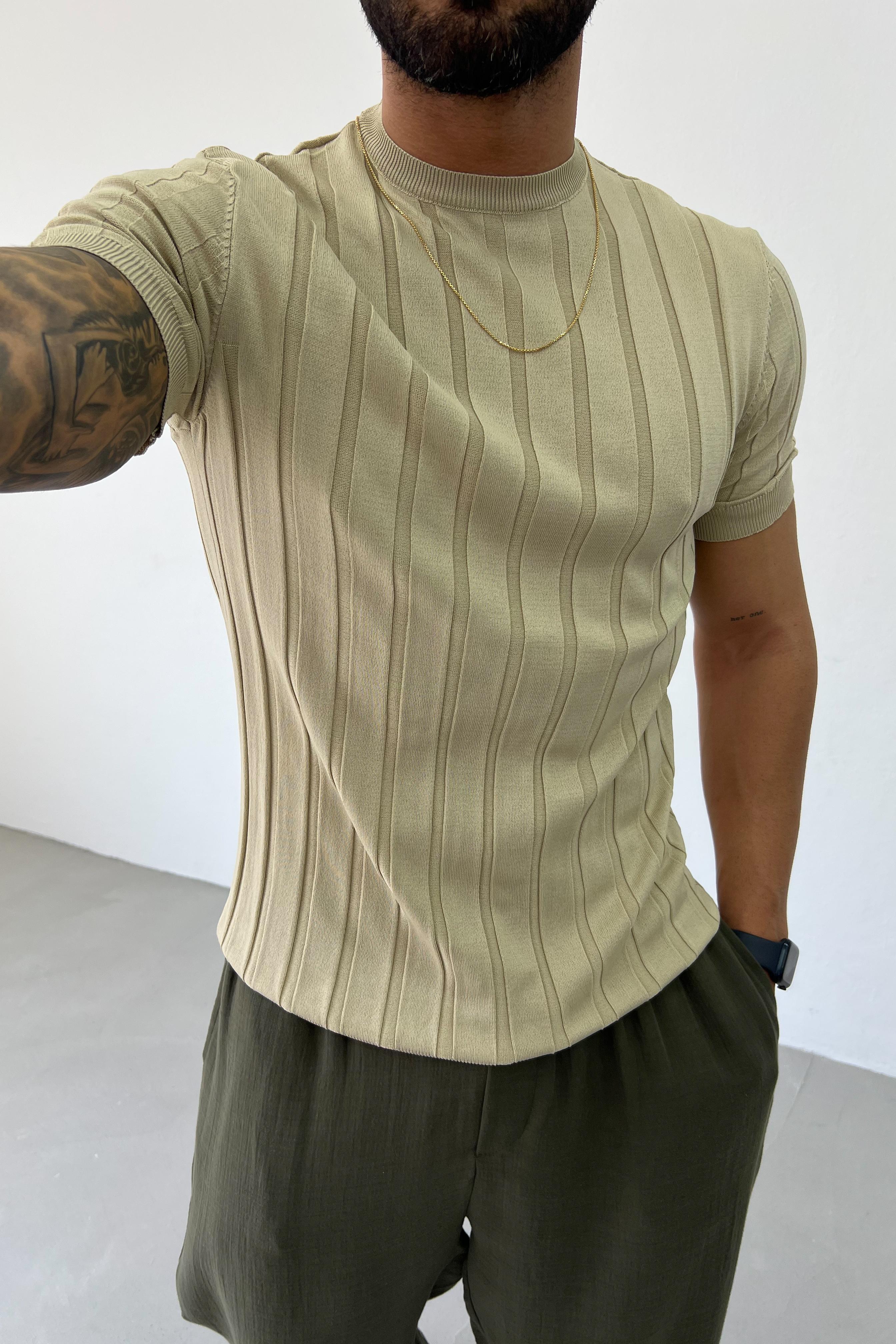 Basic Fitilli Triko 1739 - Bej