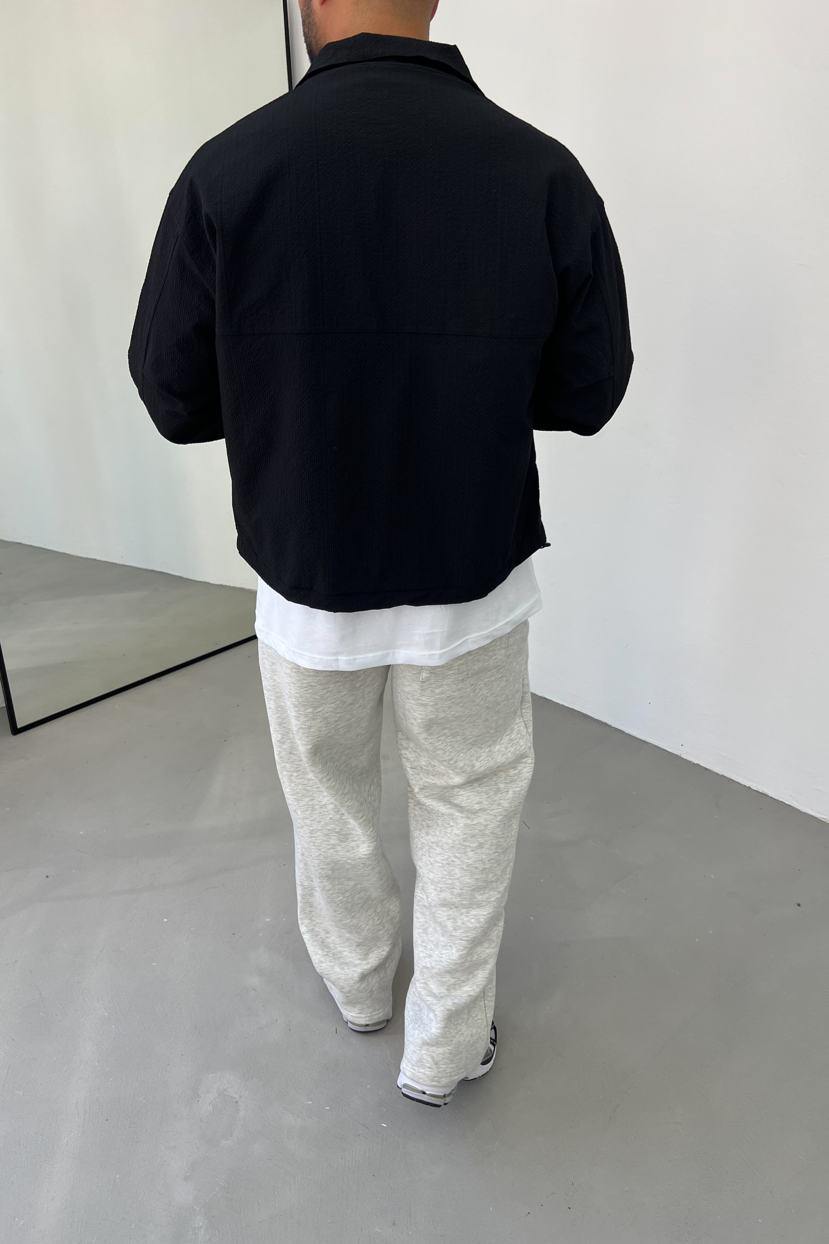 Paraşüt Kumaş Oversize Mevsimik Ceket 1008