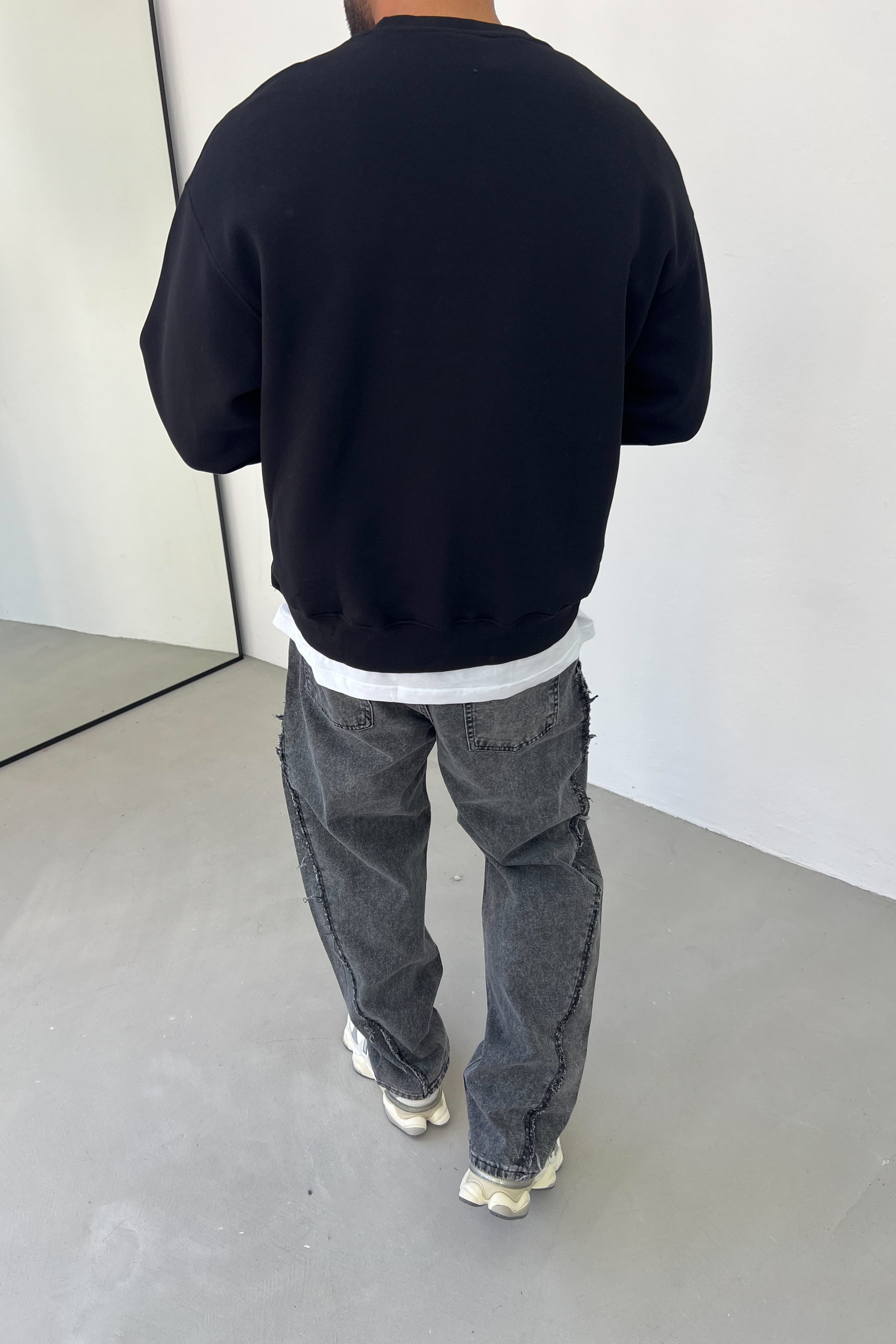 Oversize Basic Sweatshirt 7006