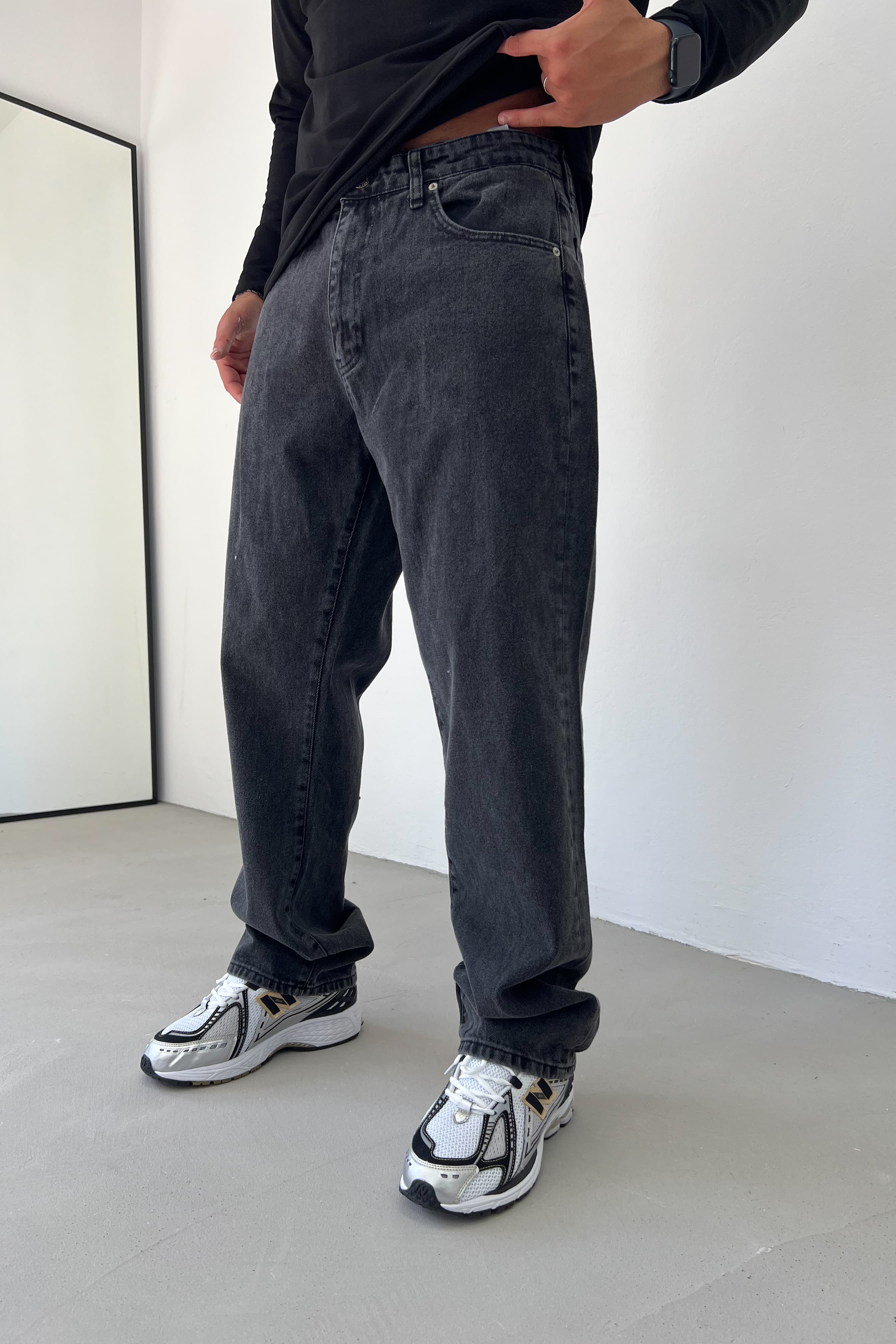 Füme Baggy Pantolon 16835-3