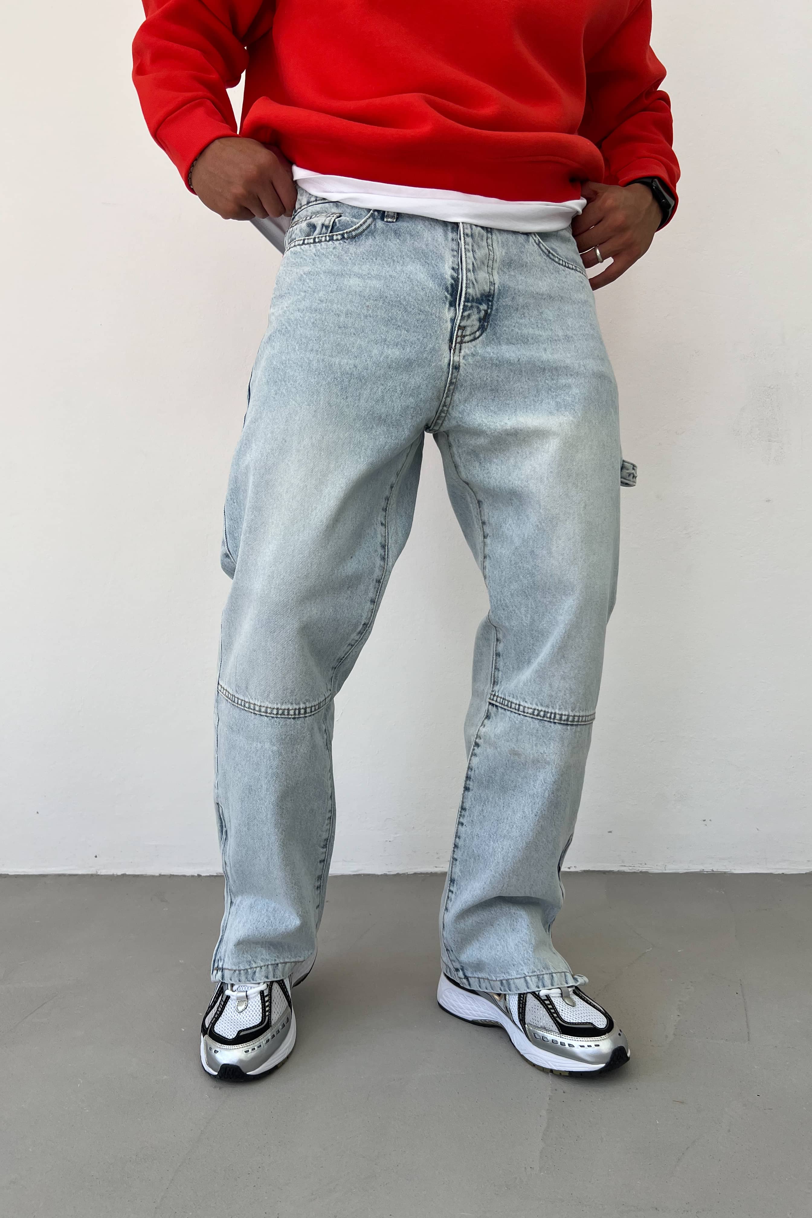 Paçası Fermuarlı Baggy Pantolon 2882