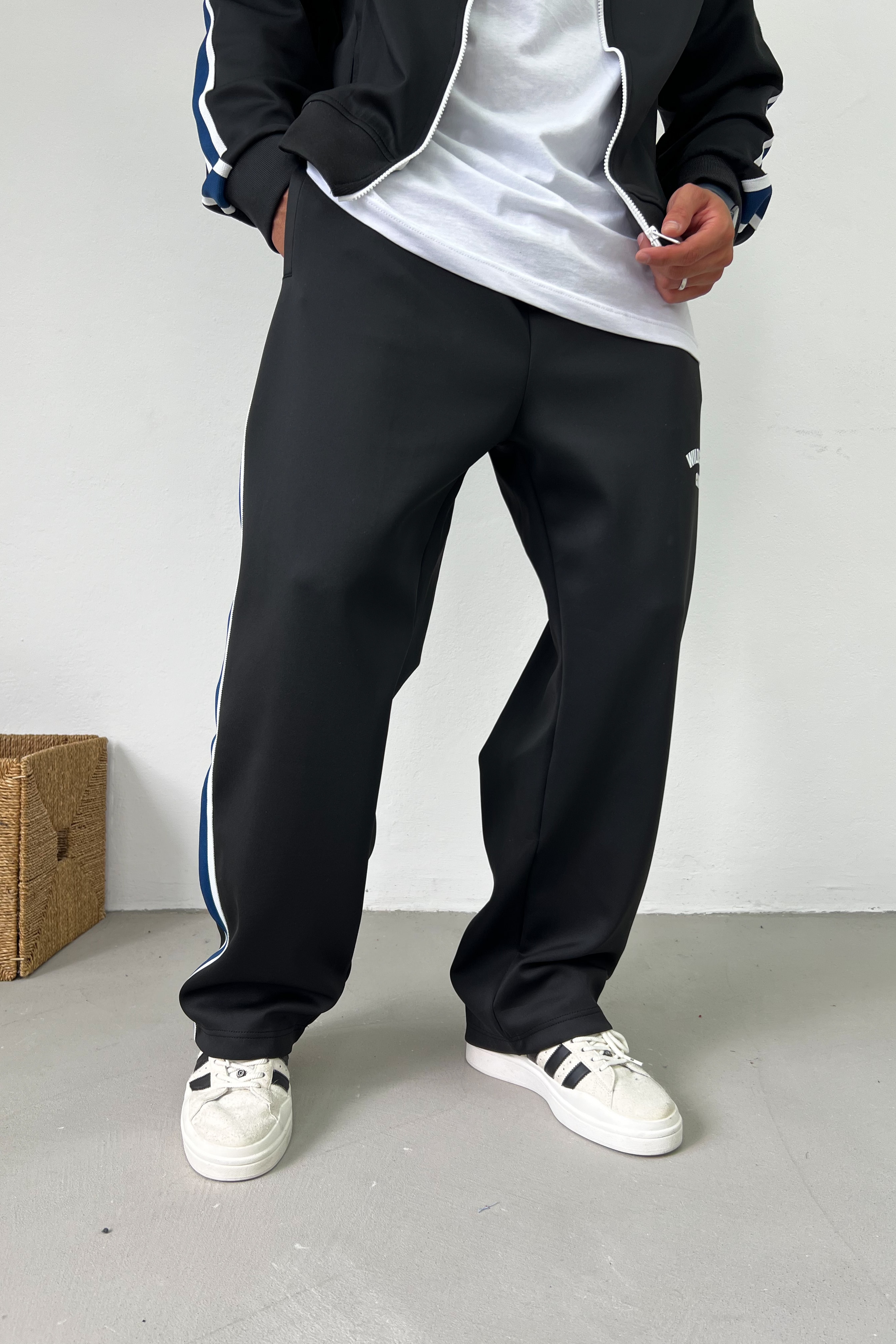 WildChild Club Baskılı Scuba Kumaş Oversize Eşofman Takım B90-02
