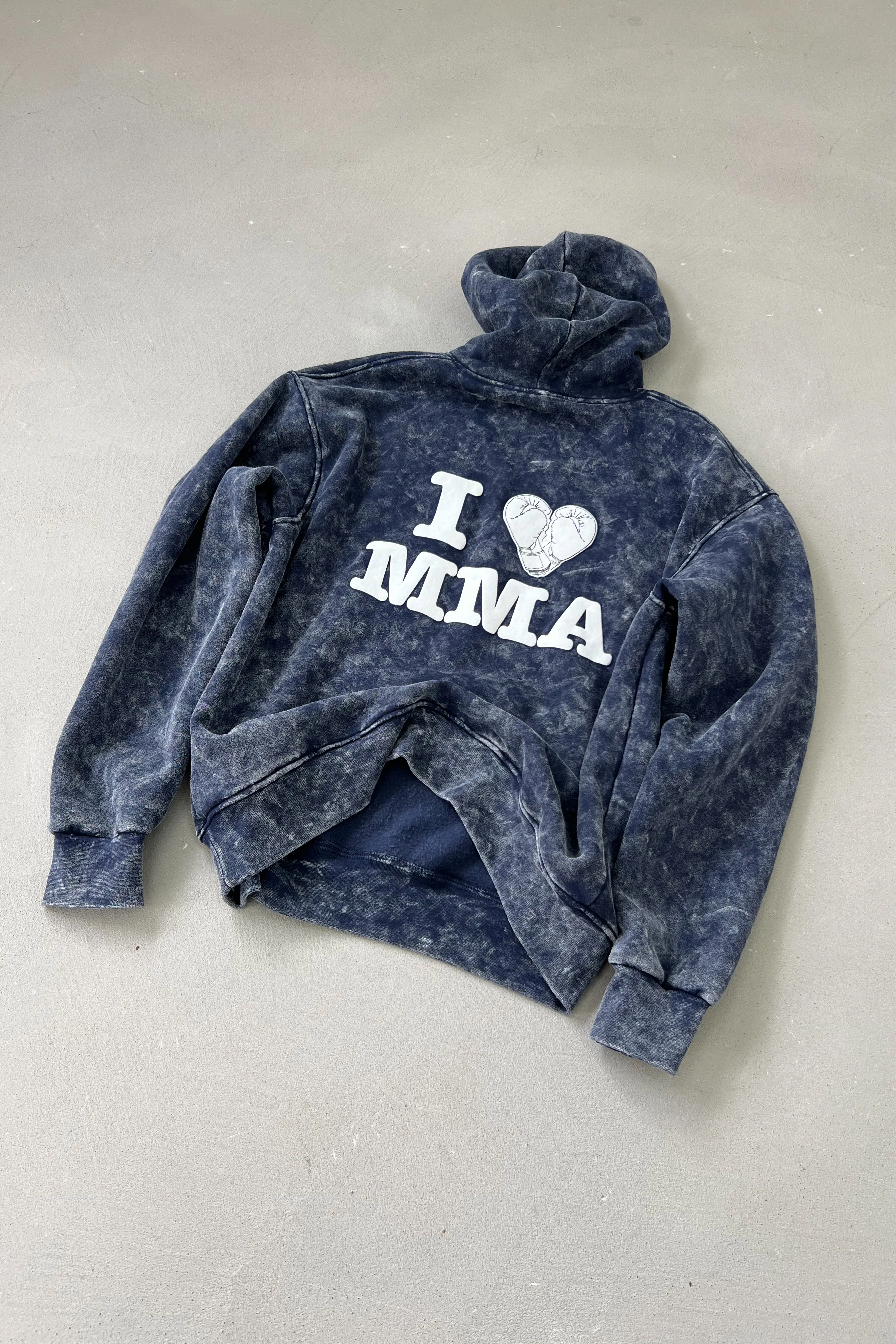 MMA Baskılı Yıkamalı Oversize Sweatshirt 1038