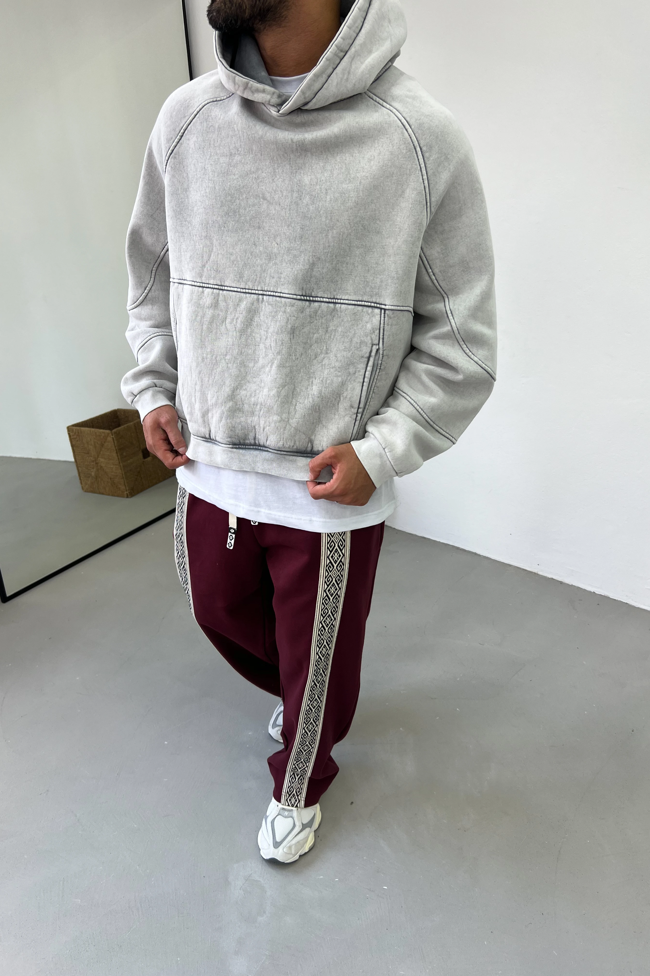 Yıkamalı Basic Oversize Sweatshirt 26K150